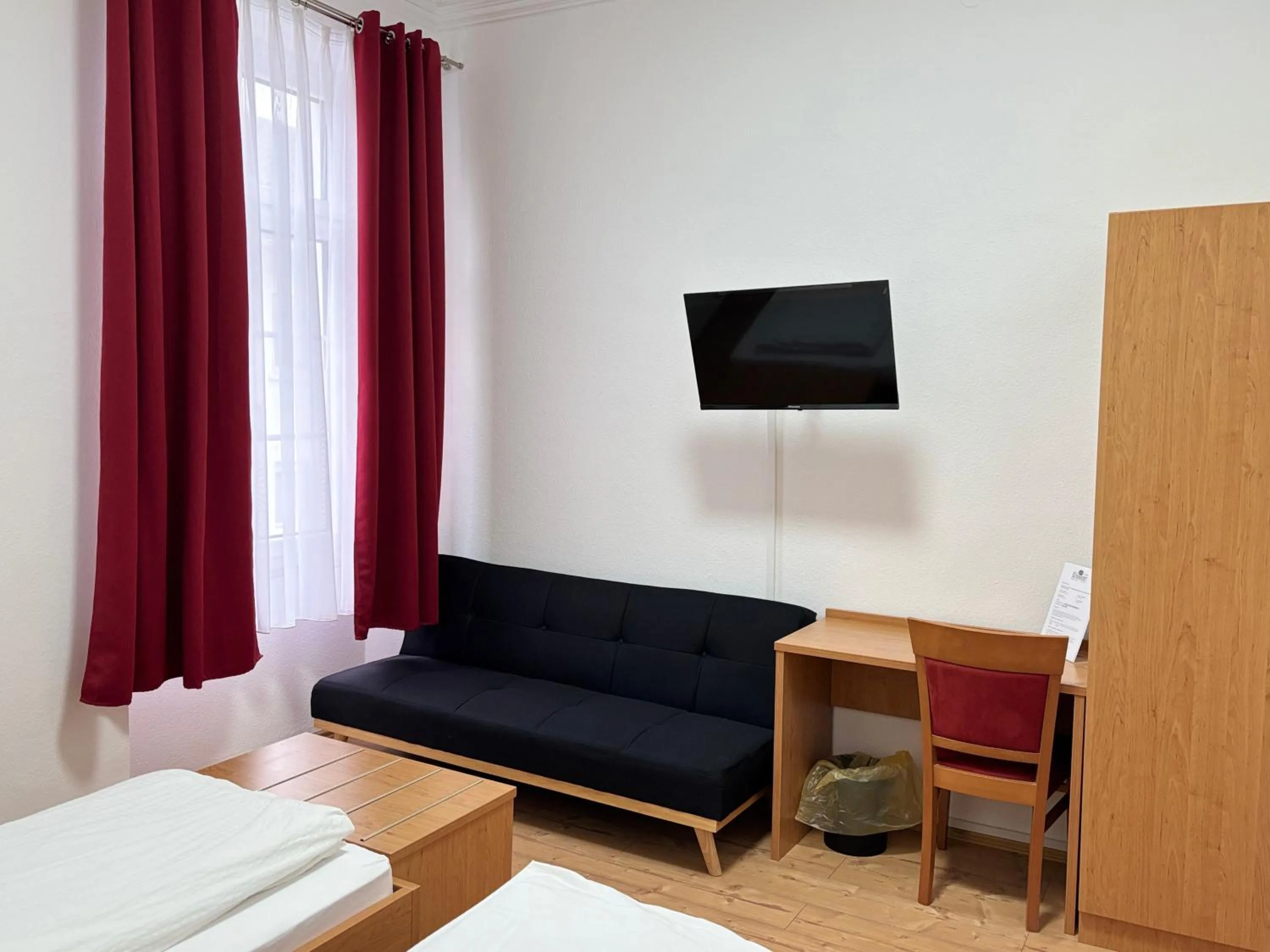 Bed in Hotel Restaurant Schwert