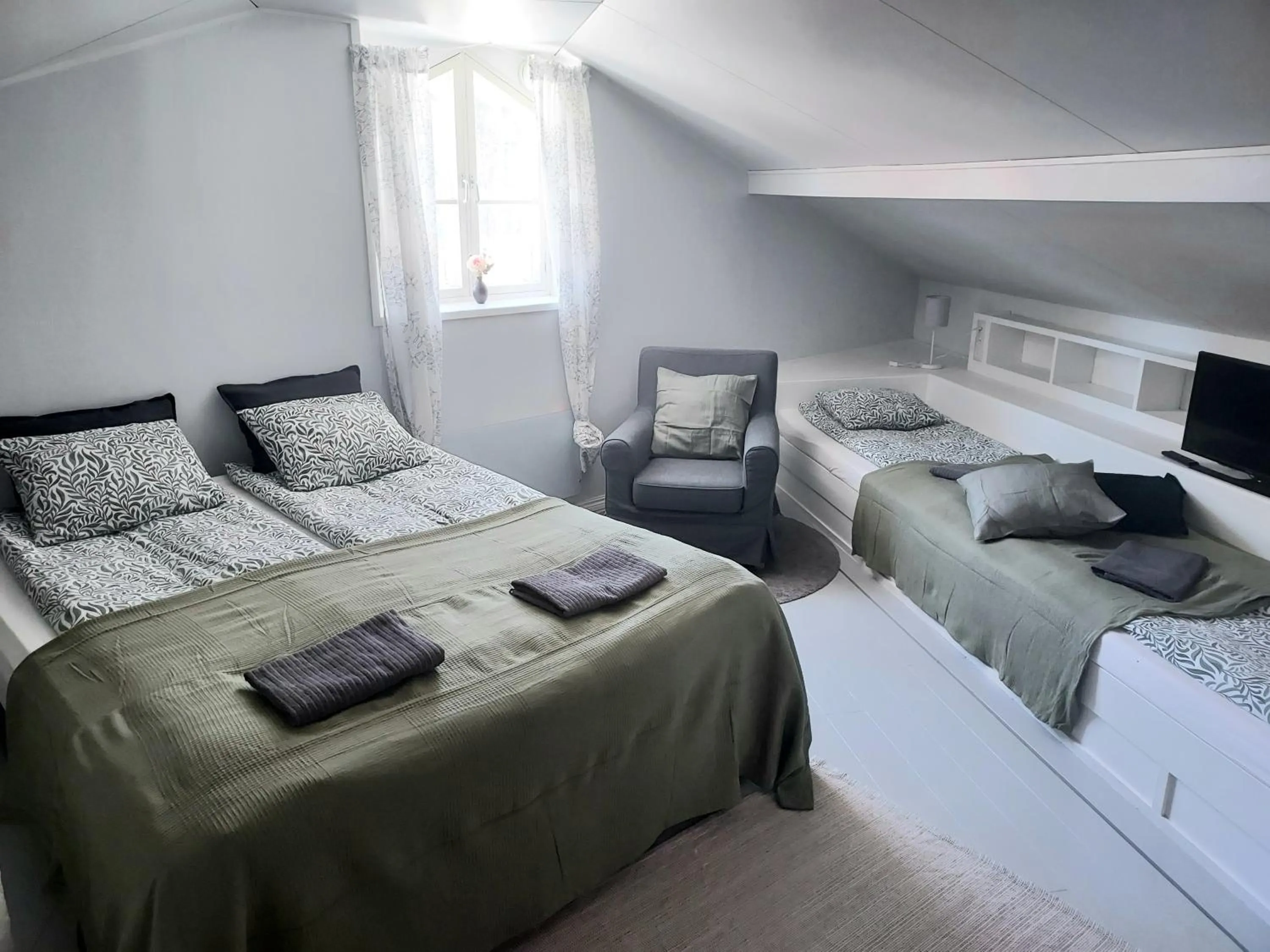 Bedroom, Bed in Old Town B&B Ida-Maria