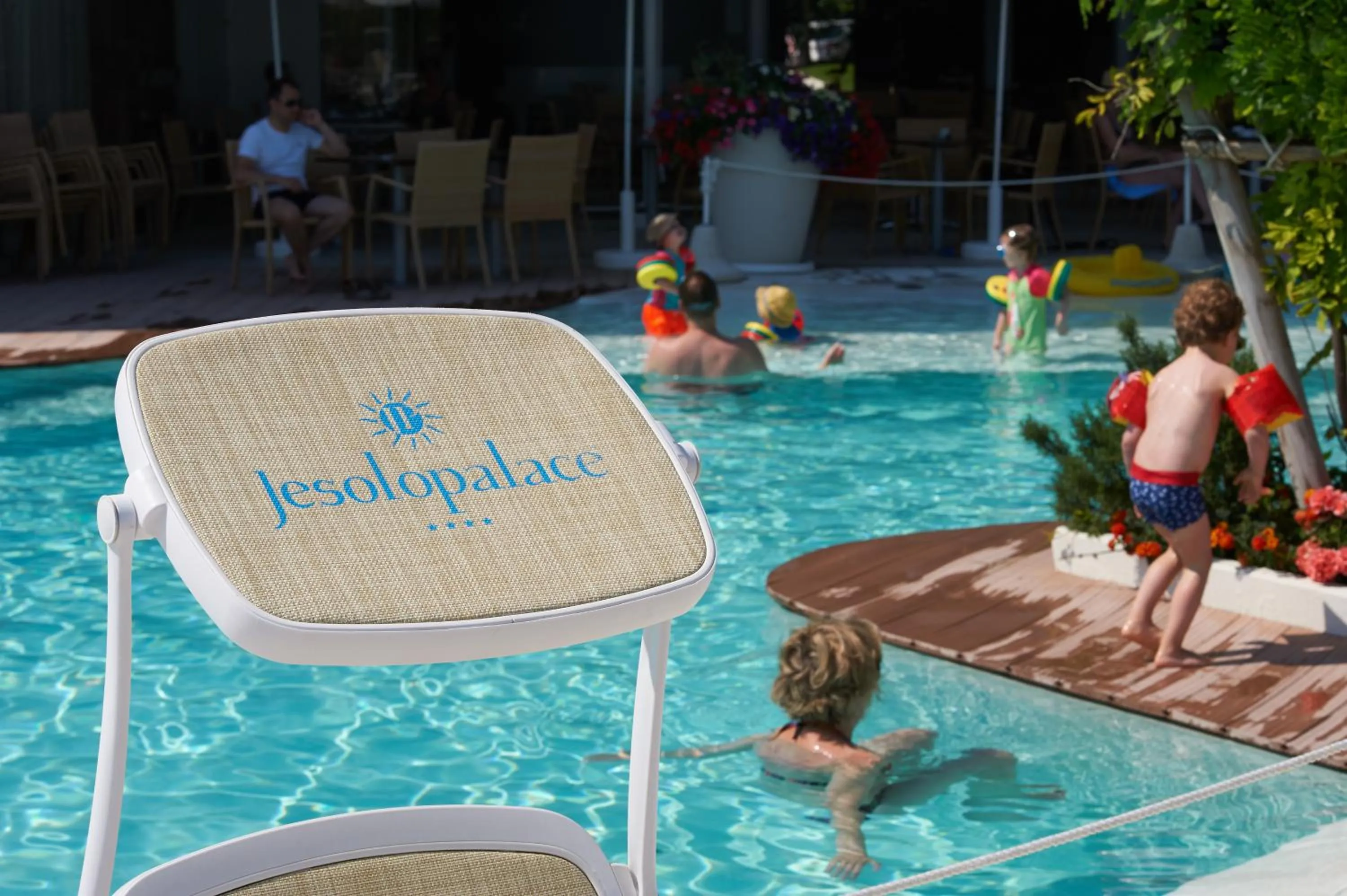 Pool view in Jesolopalace Hotel & Aparthotel