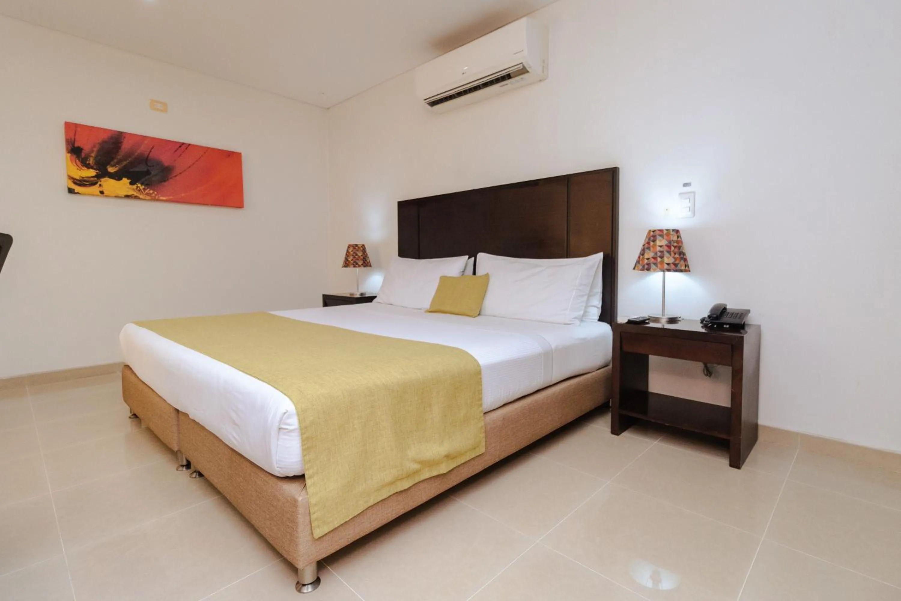 Bed in Hotel Millenium Barrancabermeja