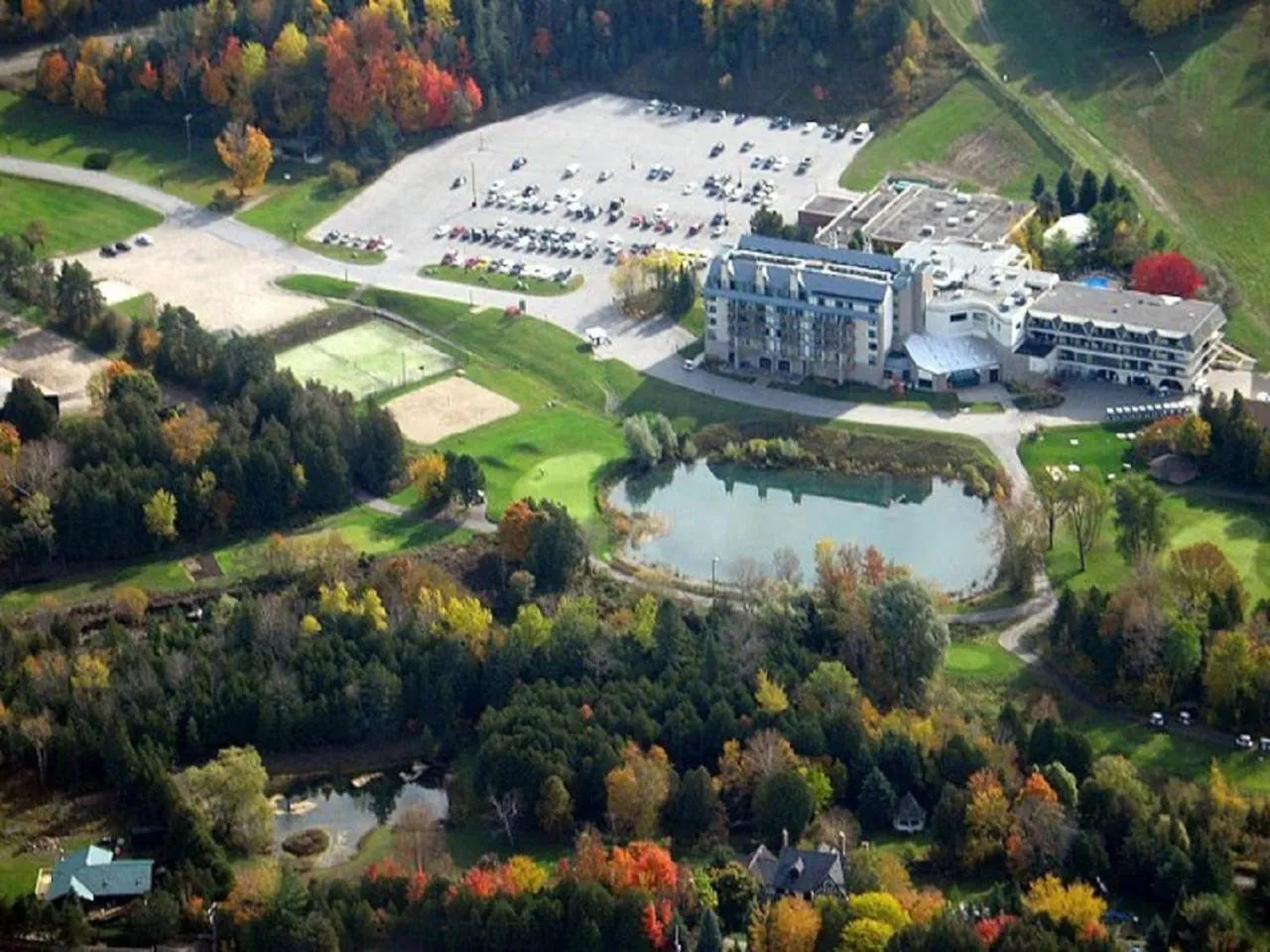 Bird's eye view in Hockley Valley Resort