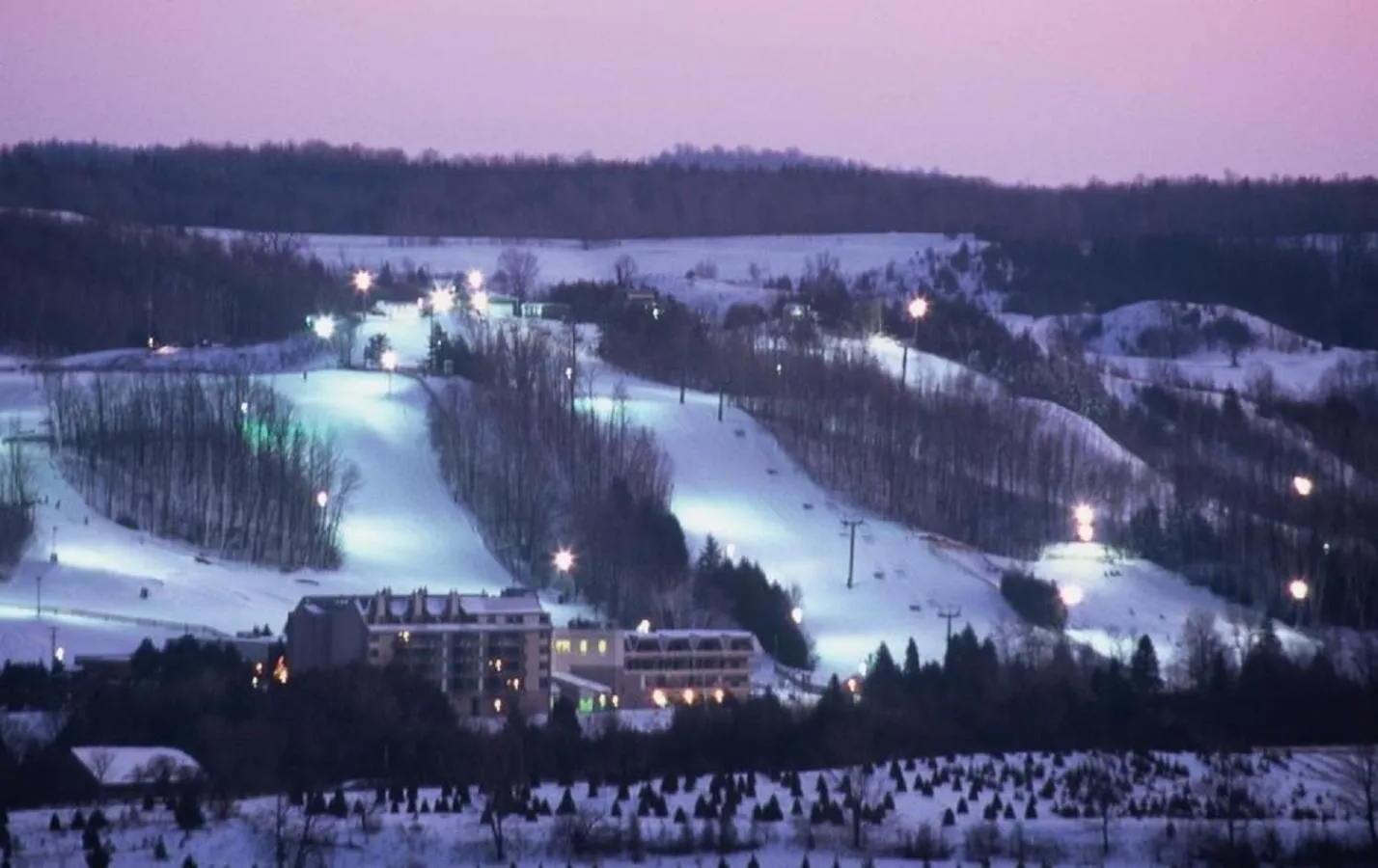 Night in Hockley Valley Resort