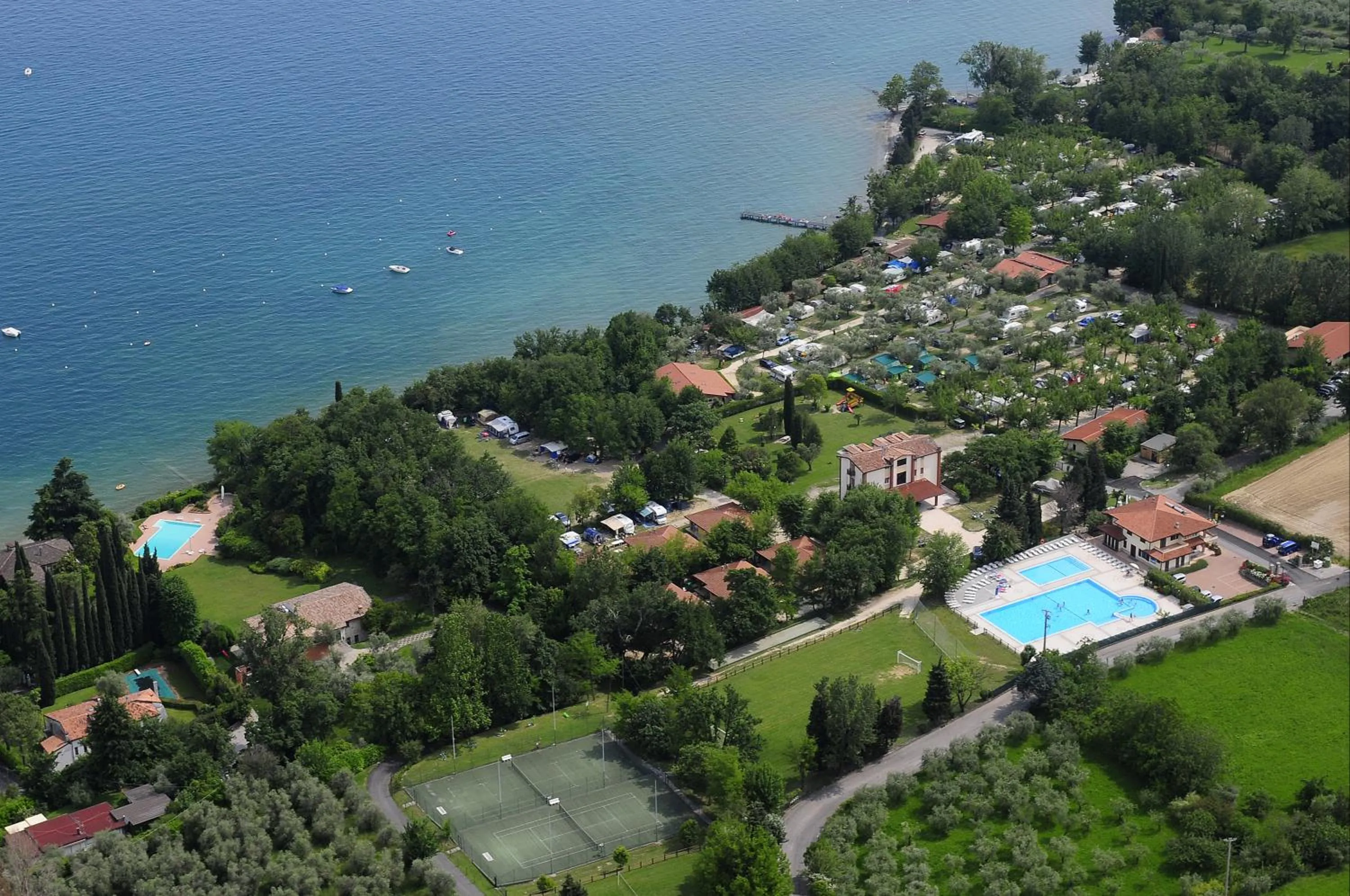 Bird's eye view in Camping Zocco