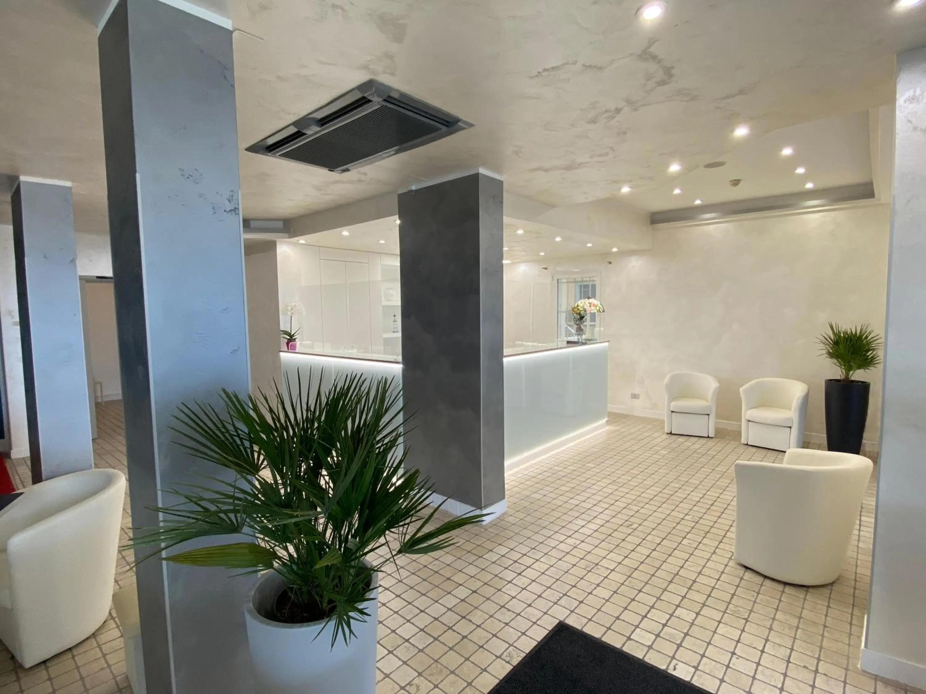 Lobby or reception in Hotel Linda