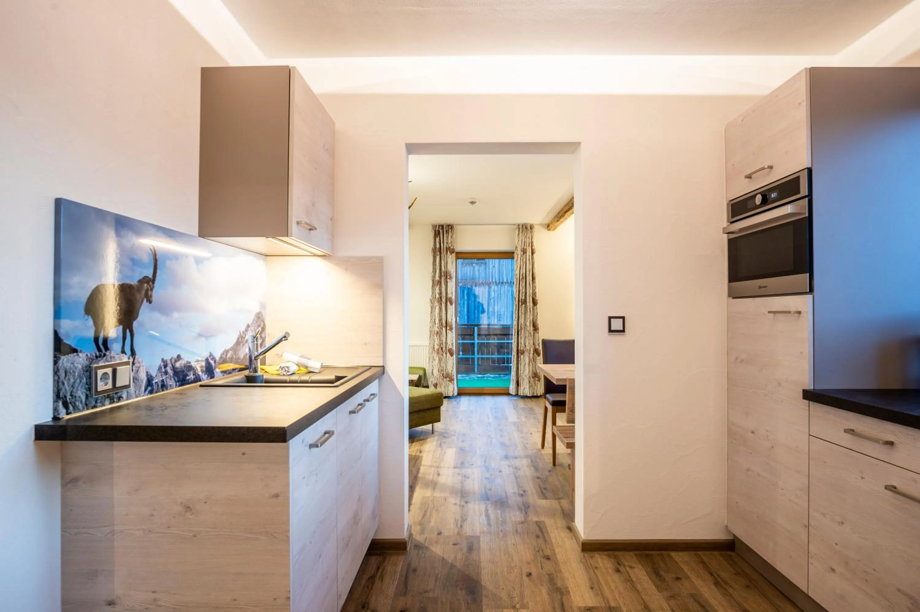 Kitchen or kitchenette in Haus am Rank