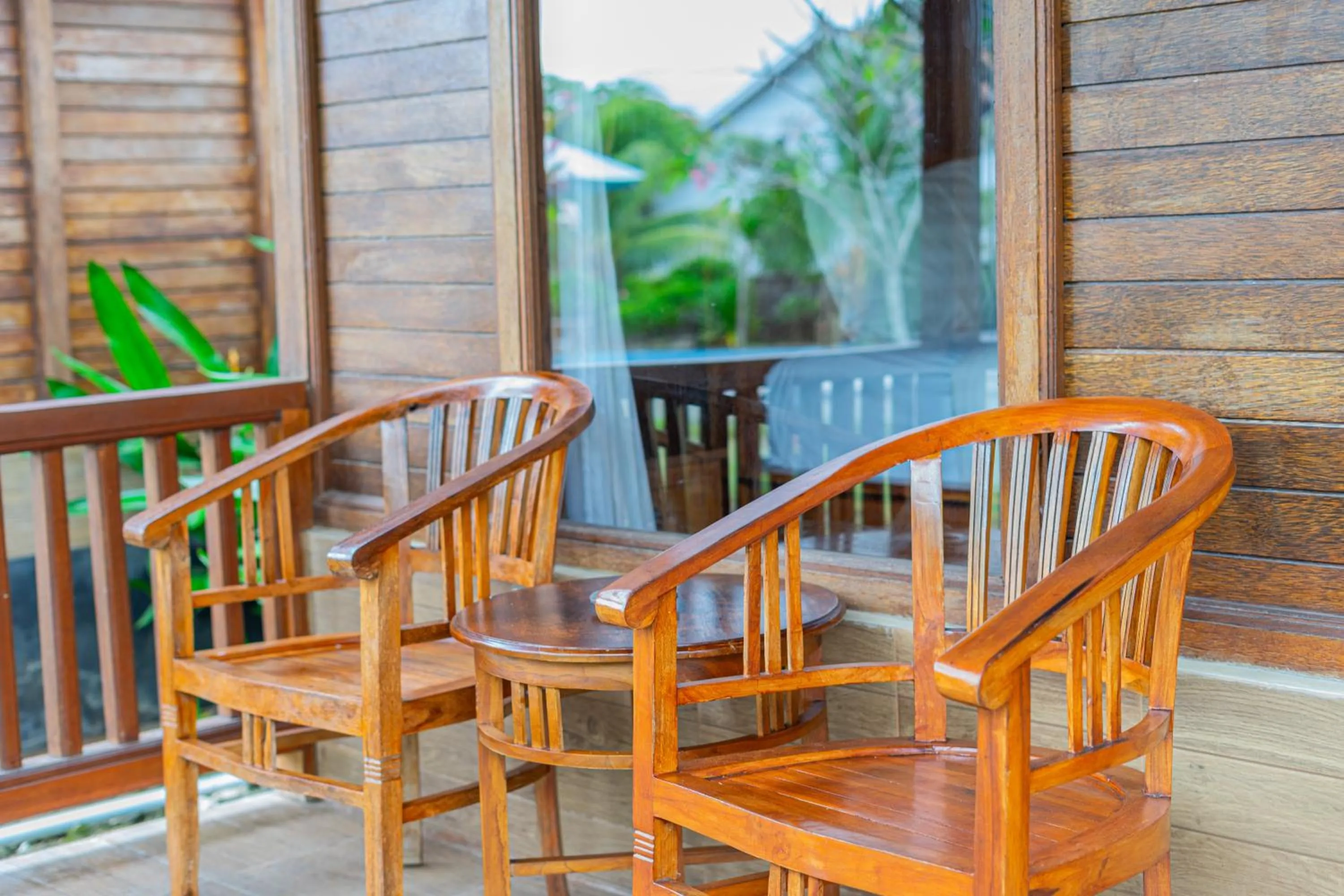 Patio in Rijet Villa Beach & Restaurant