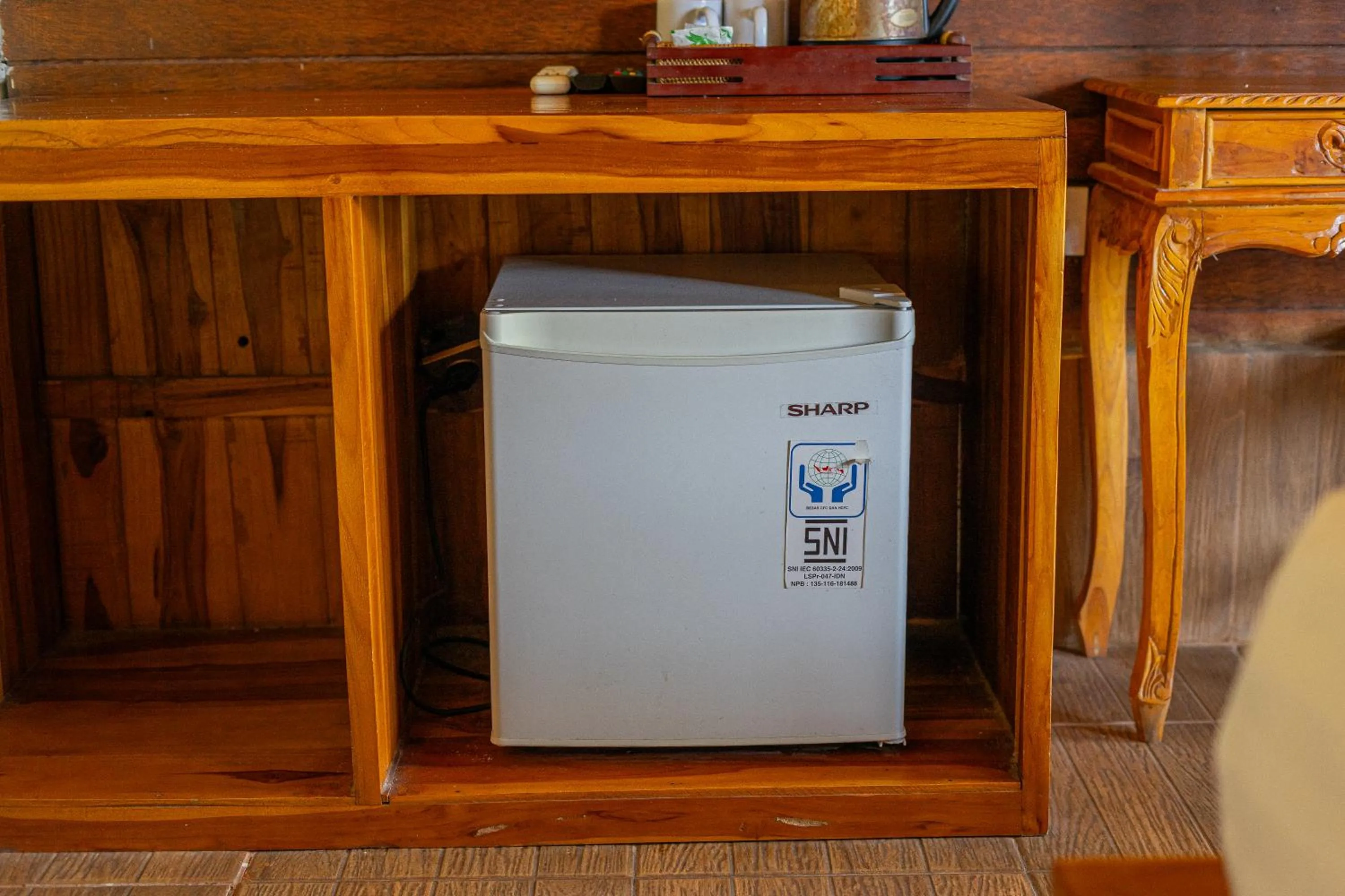 minibar in Rijet Villa Beach & Restaurant