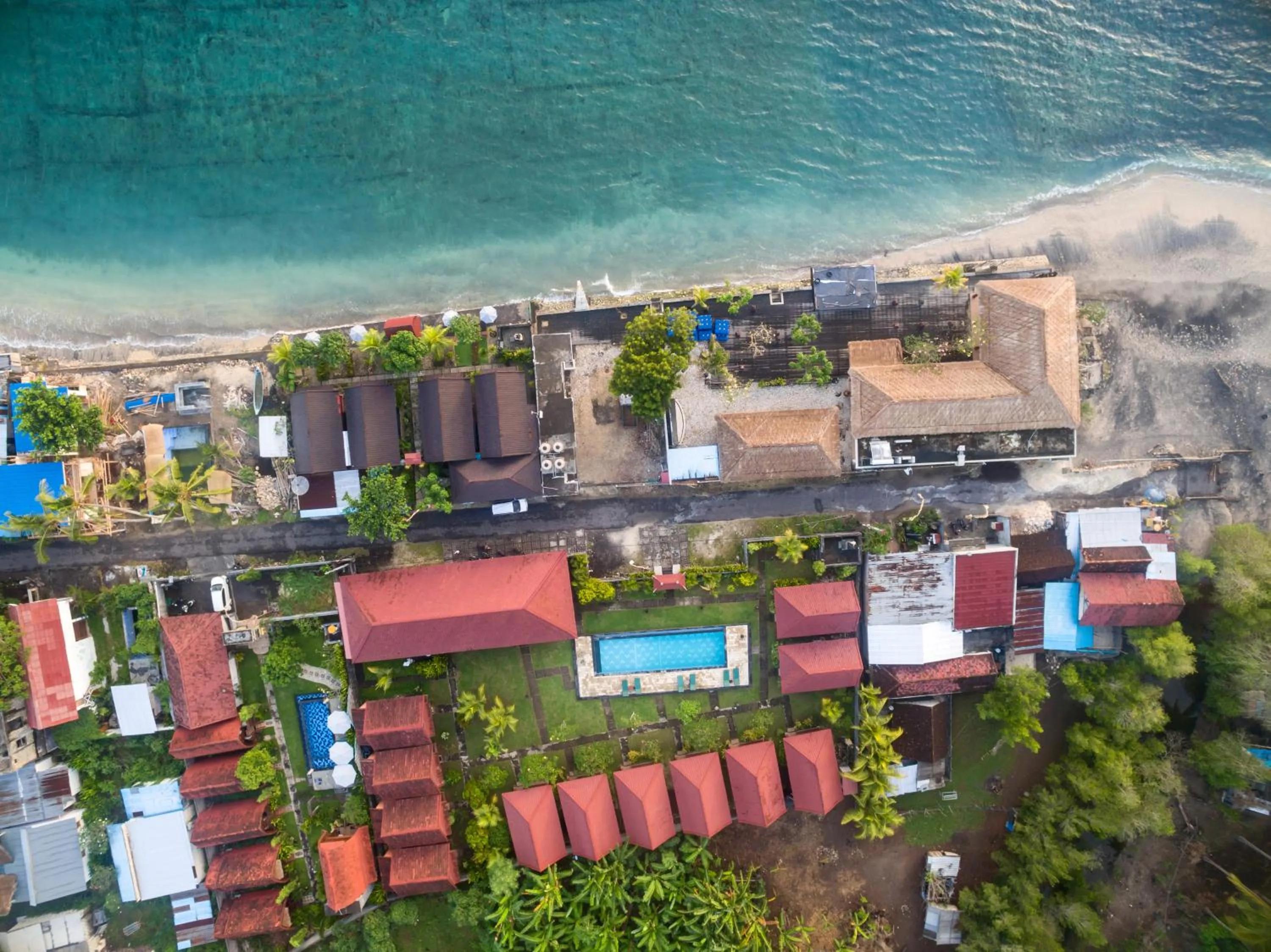 Property building in Rijet Villa Beach & Restaurant