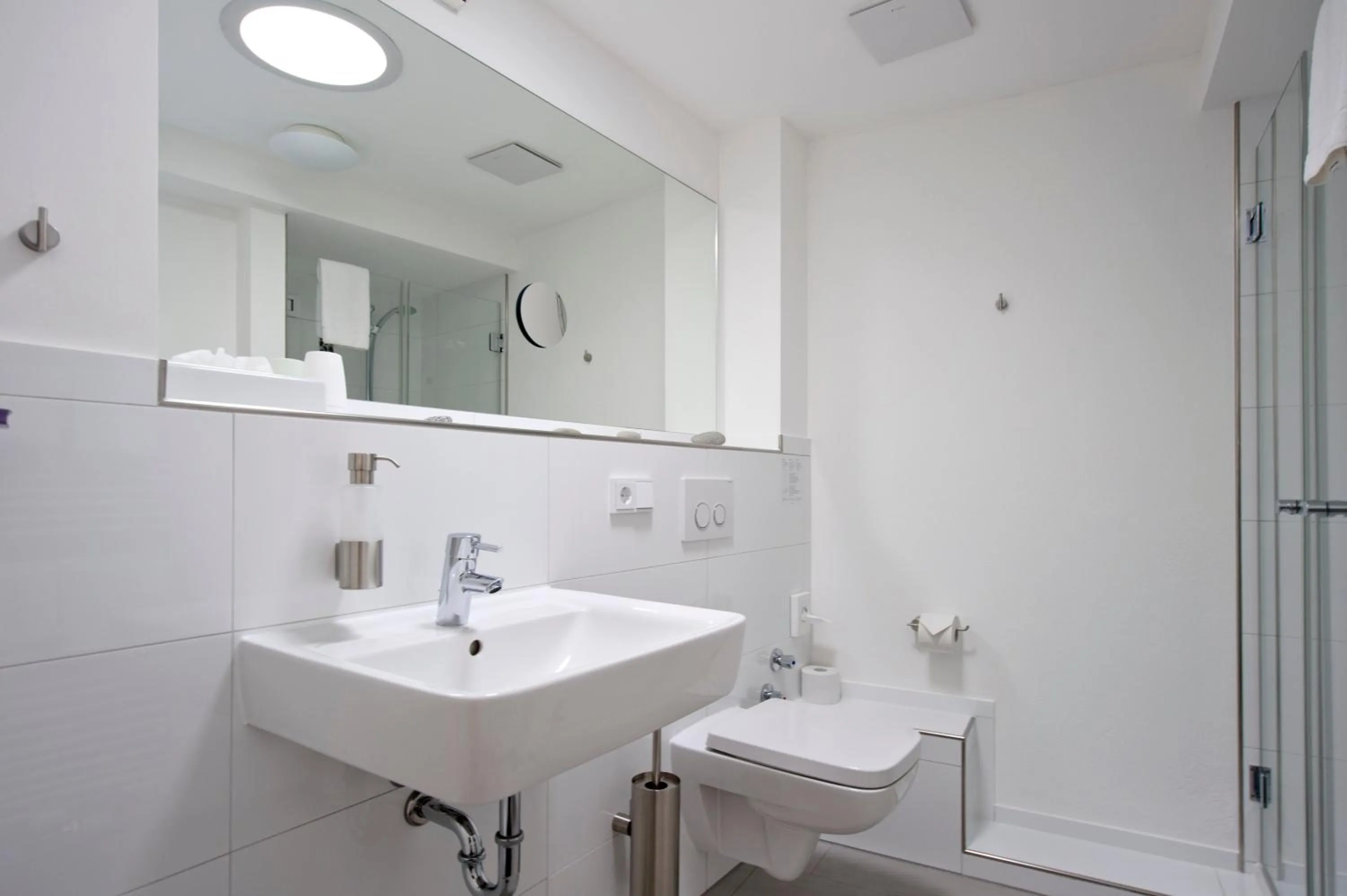 Bathroom in einzigartig - Das kleine Hotel im Wasserviertel