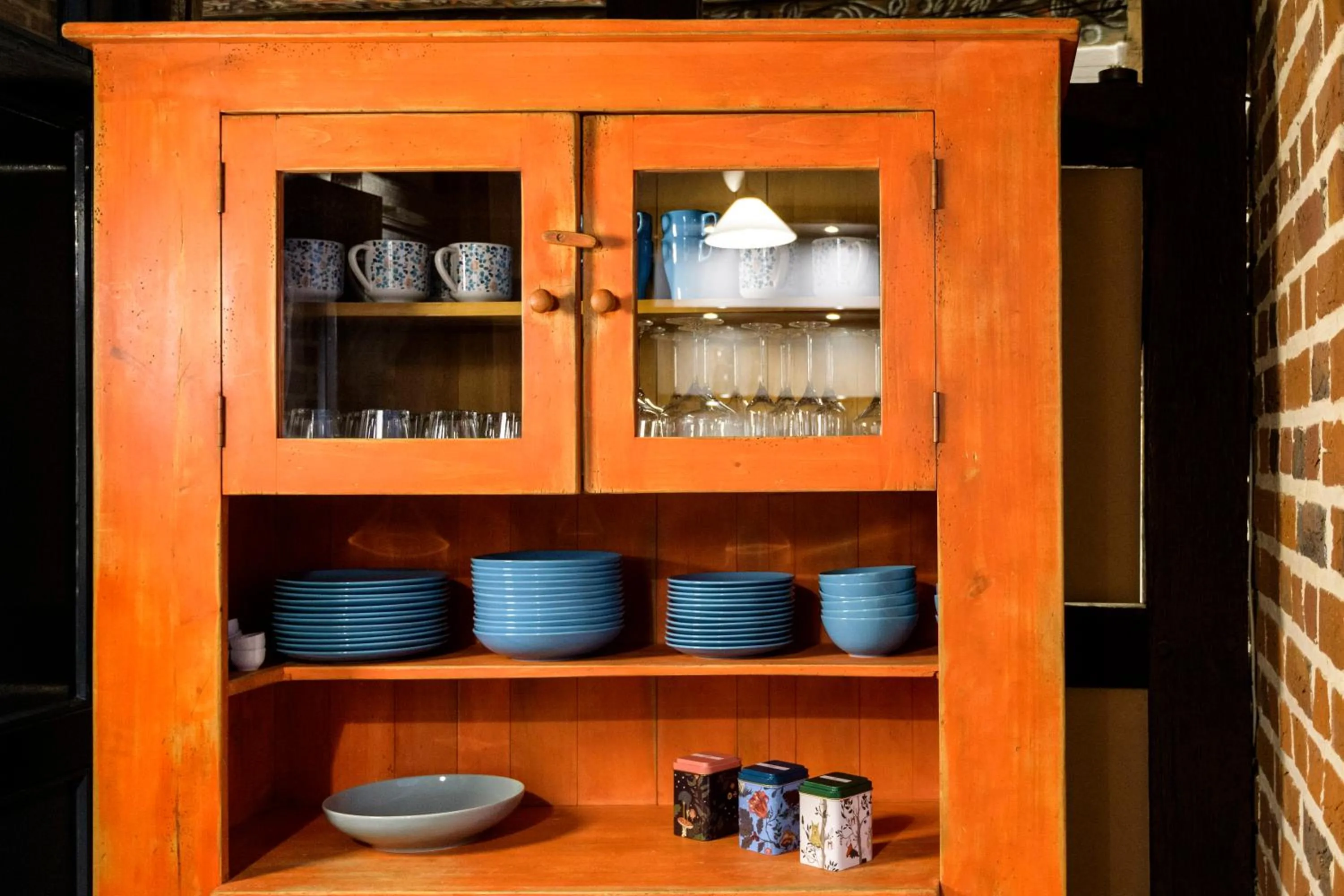 Kitchen or kitchenette in einzigartig - Das kleine Hotel im Wasserviertel