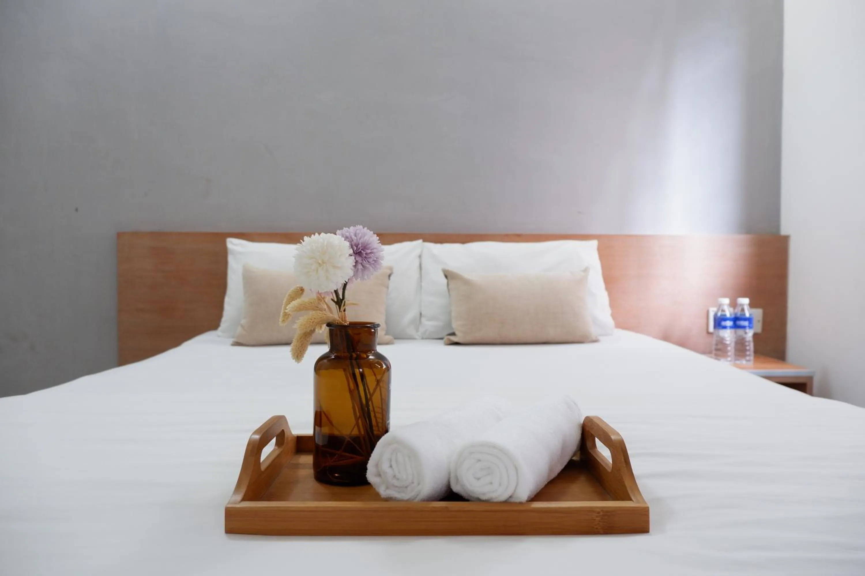 Bed in Indah Garden Hotel