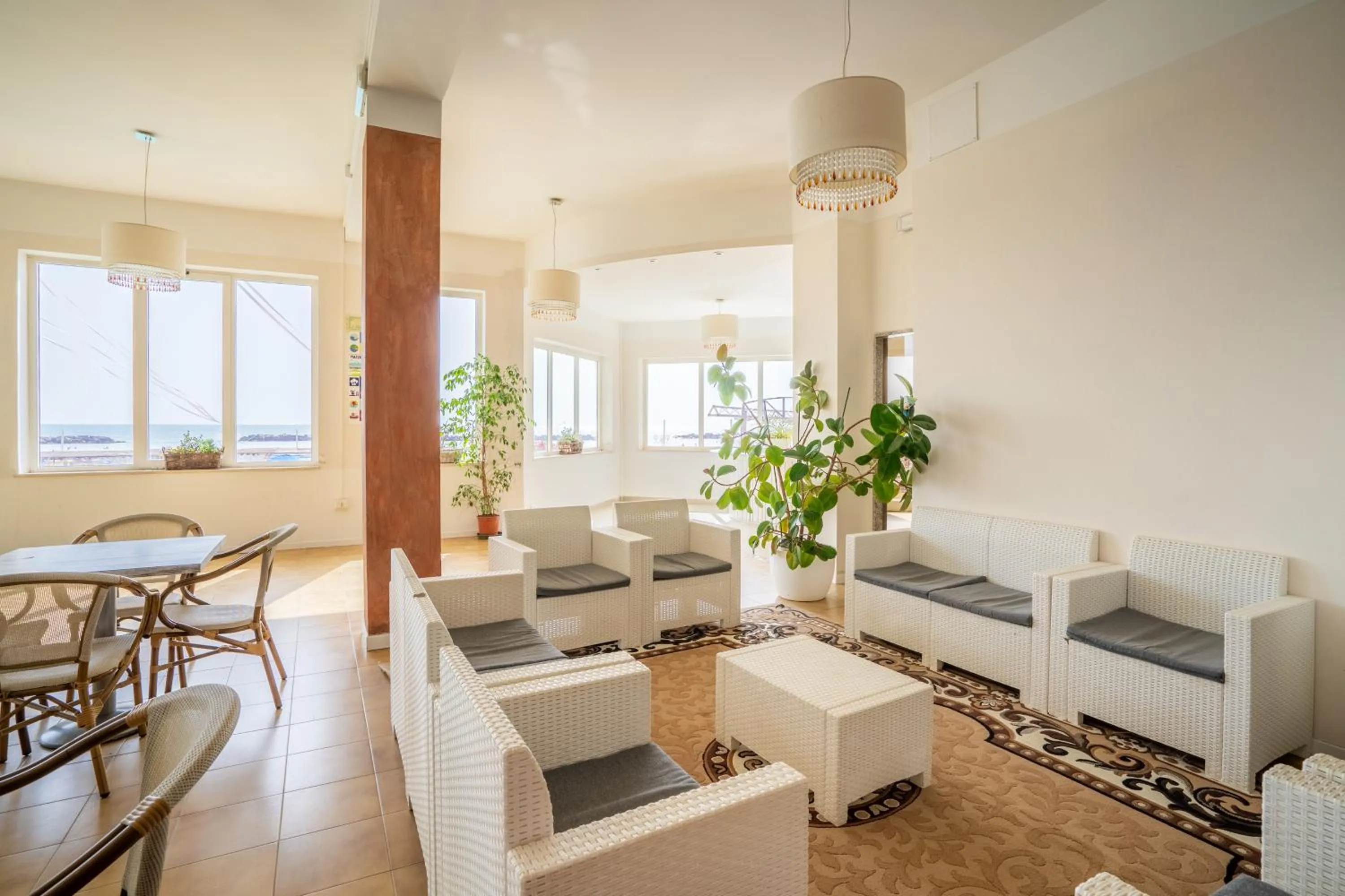 Communal lounge/ TV room in Bikini Tropicana Family Hotel