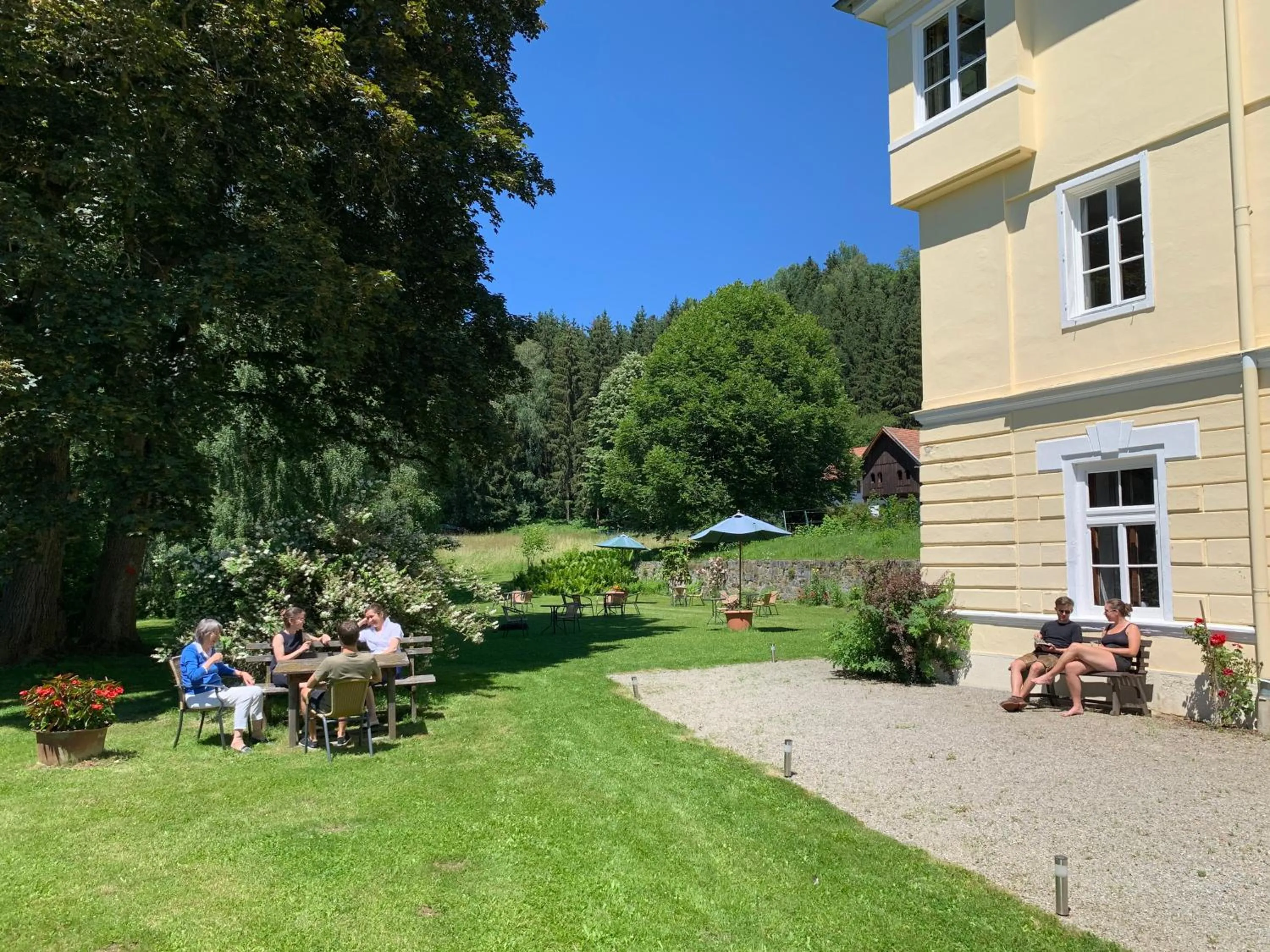 Garden in Hotel Landsitz Pichlschloss