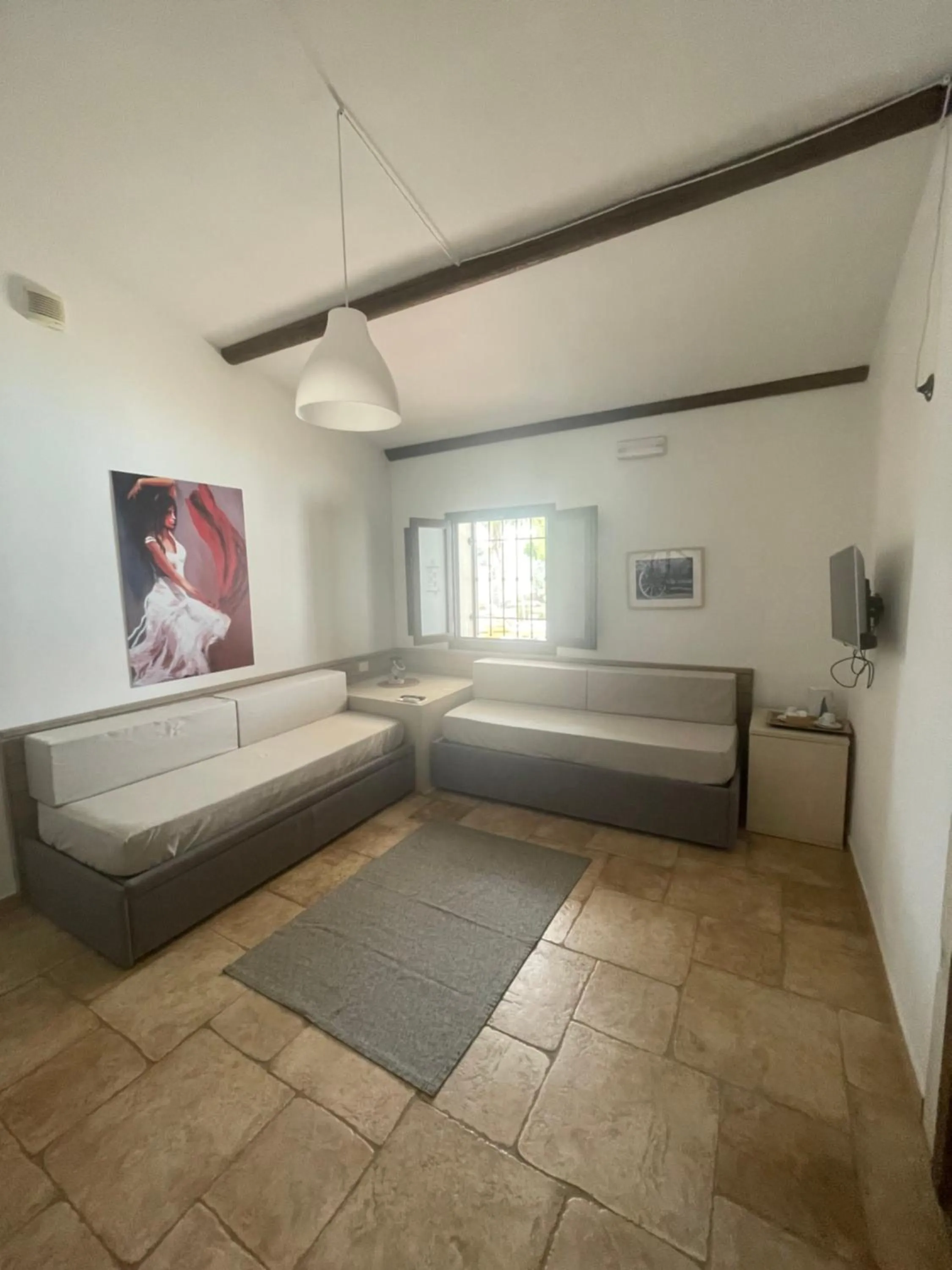 Living room, Bed in Tenuta Masseria & Spa Chicco Rizzo