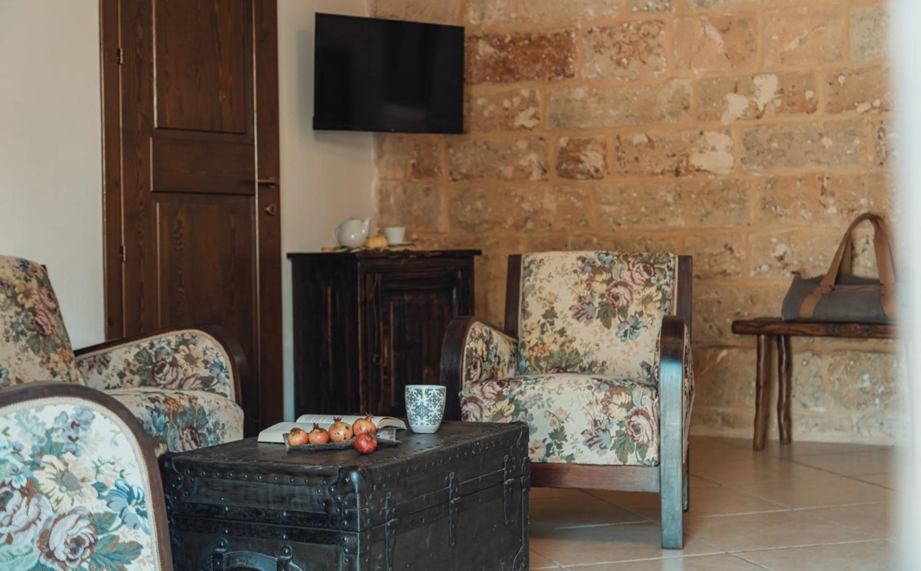 Seating area in Tenuta Masseria & Spa Chicco Rizzo