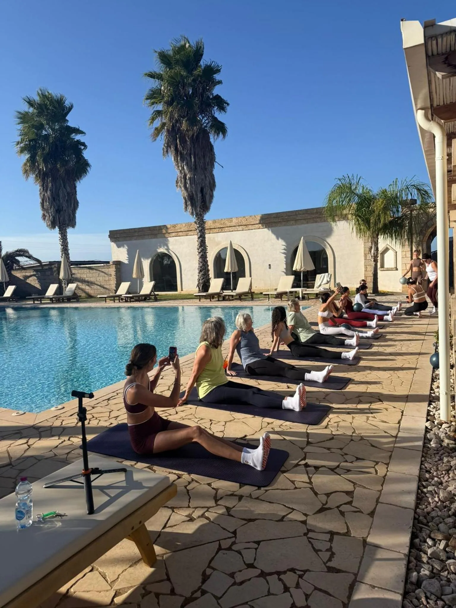 Swimming pool in Tenuta Masseria & Spa Chicco Rizzo