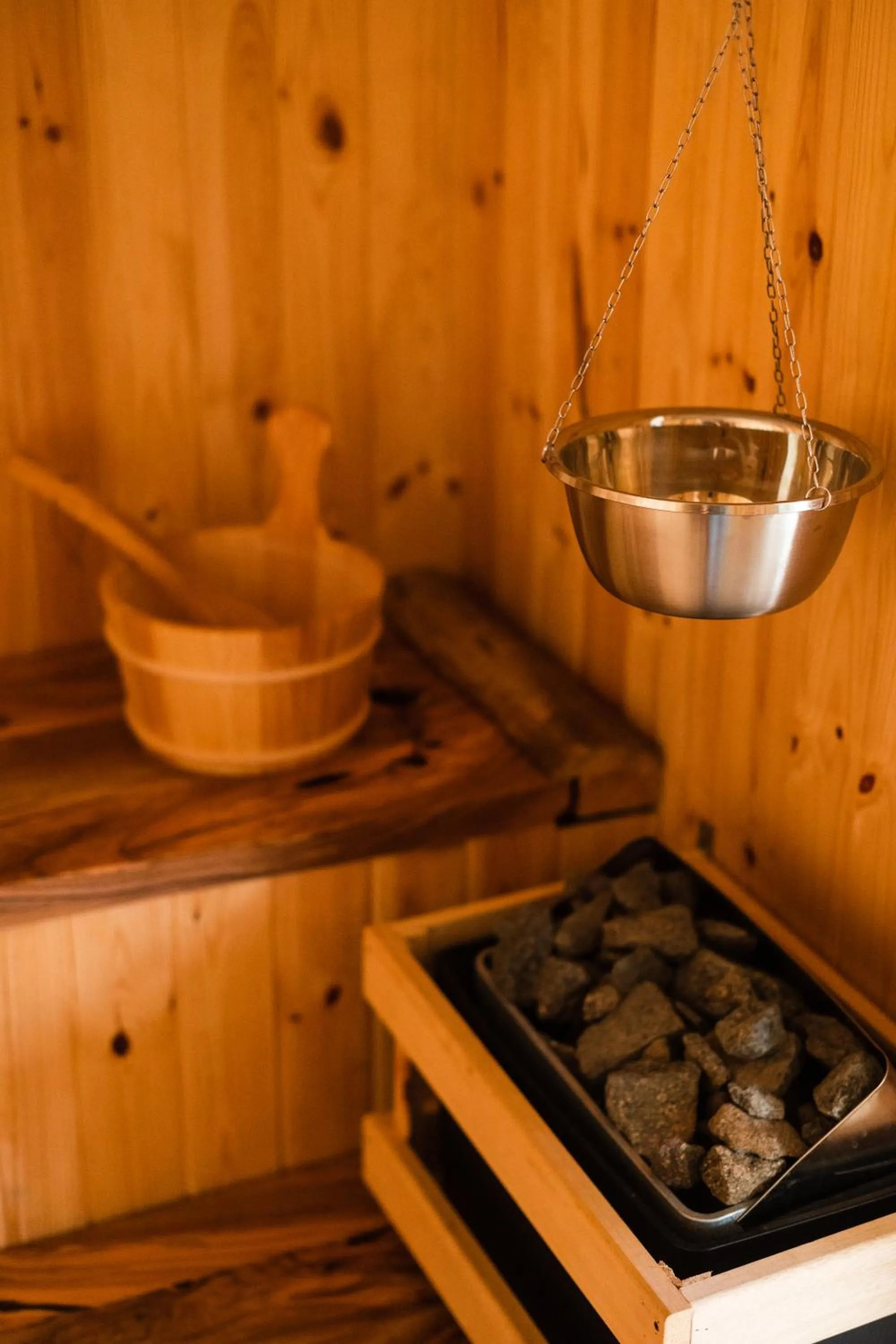 Sauna in Tenuta Masseria & Spa Chicco Rizzo