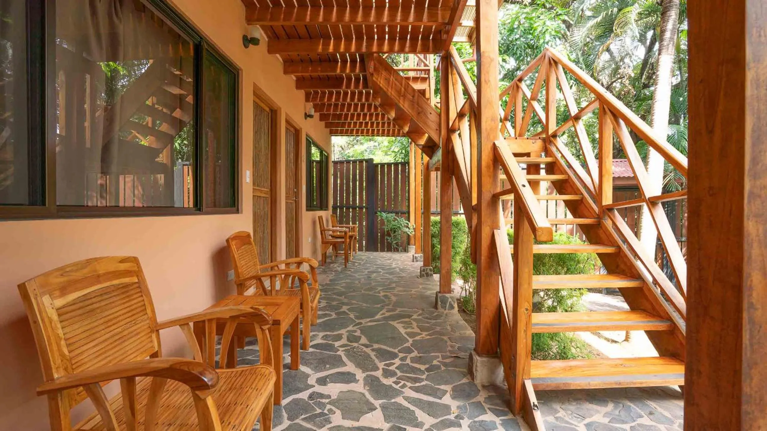 Patio in Hotel Arco Iris