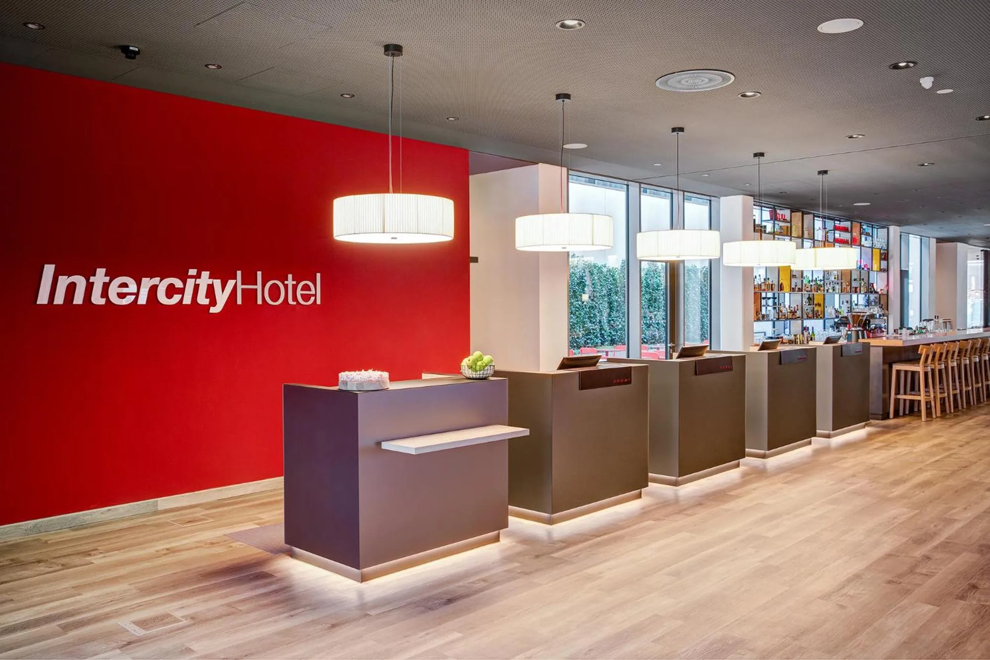 Lobby or reception in IntercityHotel Frankfurt Hauptbahnhof Süd