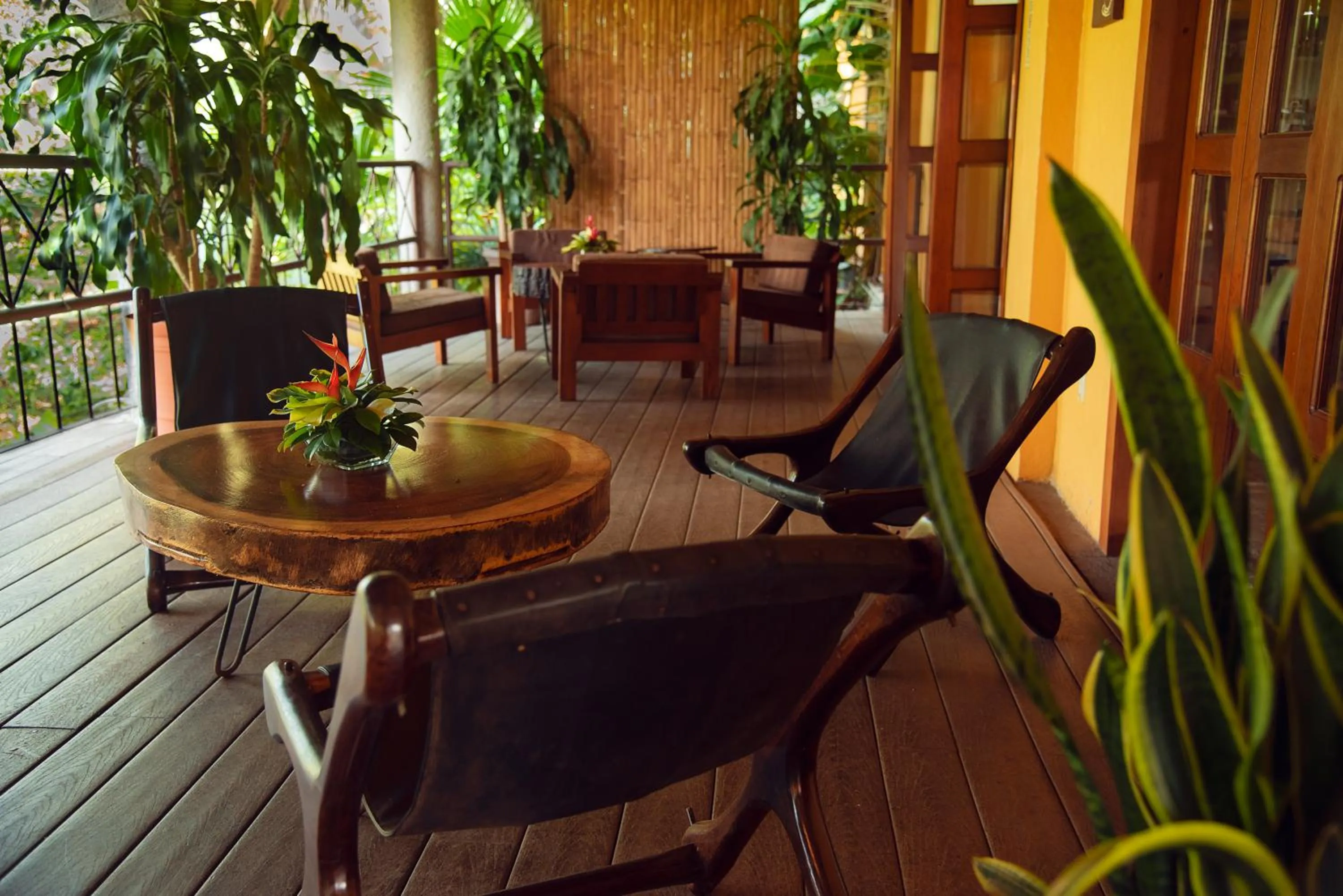 Seating area in Argovia Ecolodge