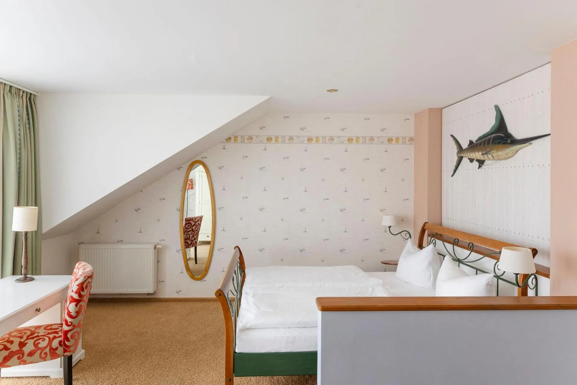 Bed in Hotel Nautilus