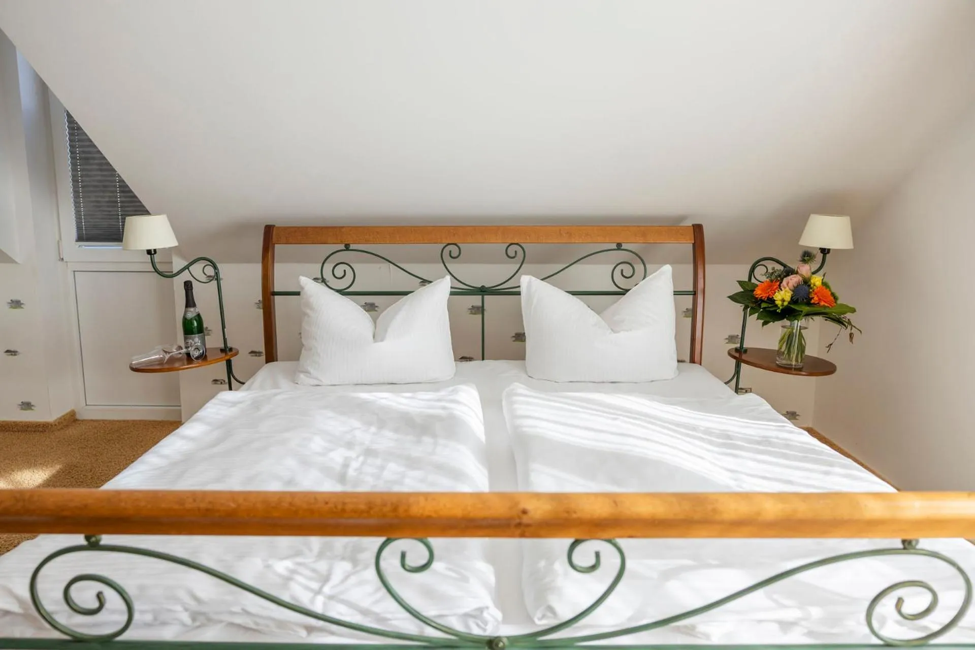 Bed in Hotel Nautilus