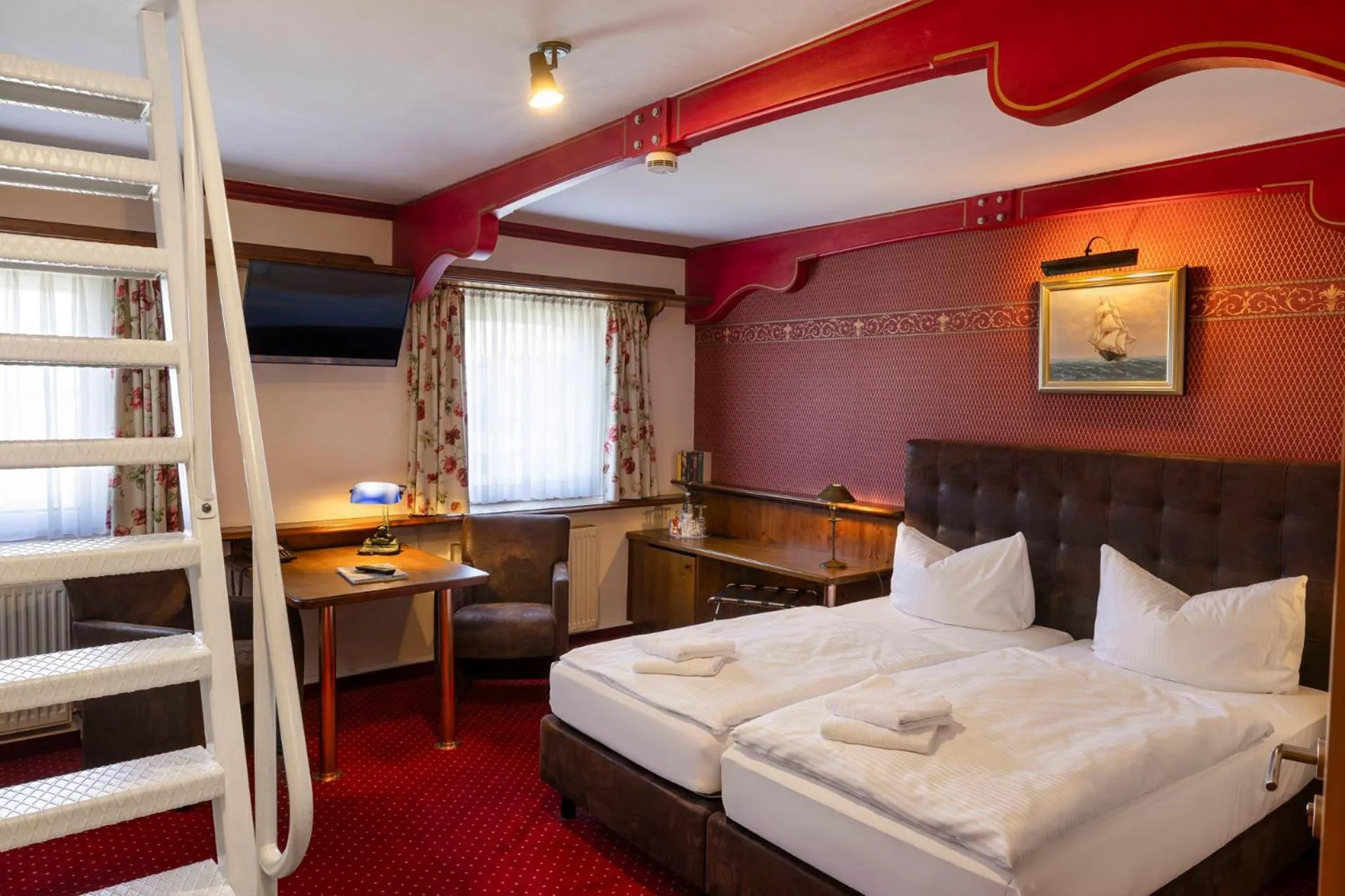 Bed in Hotel Nautilus