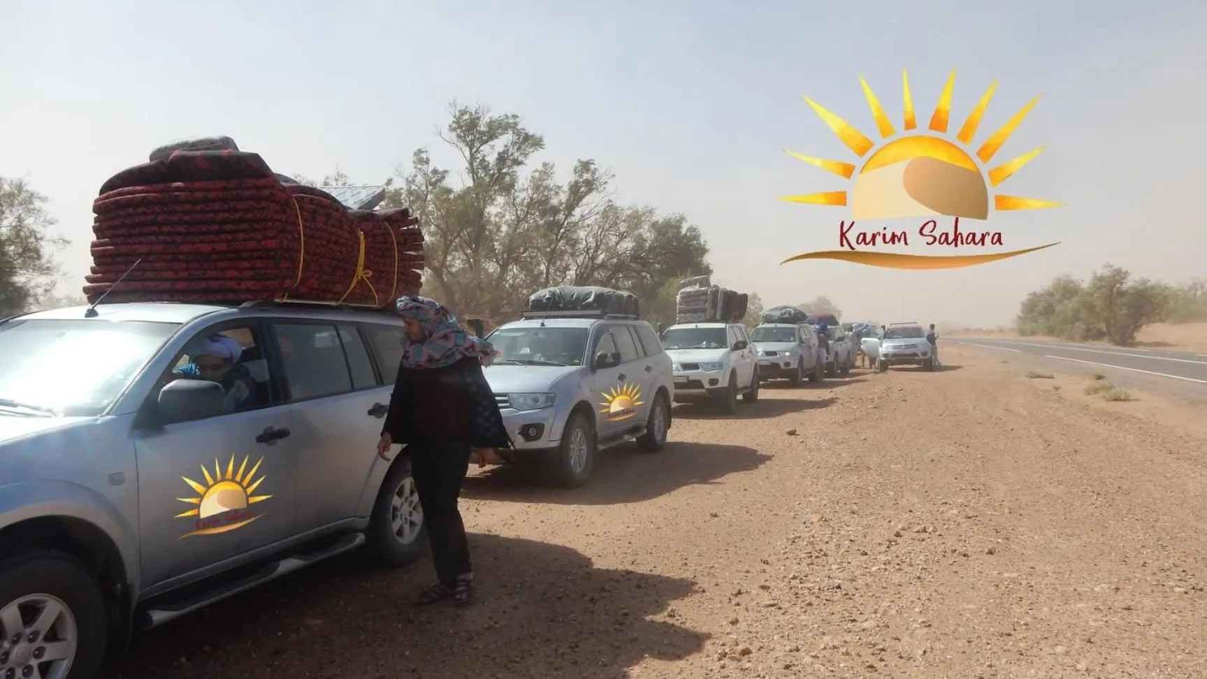 Natural landscape in Karim Sahara