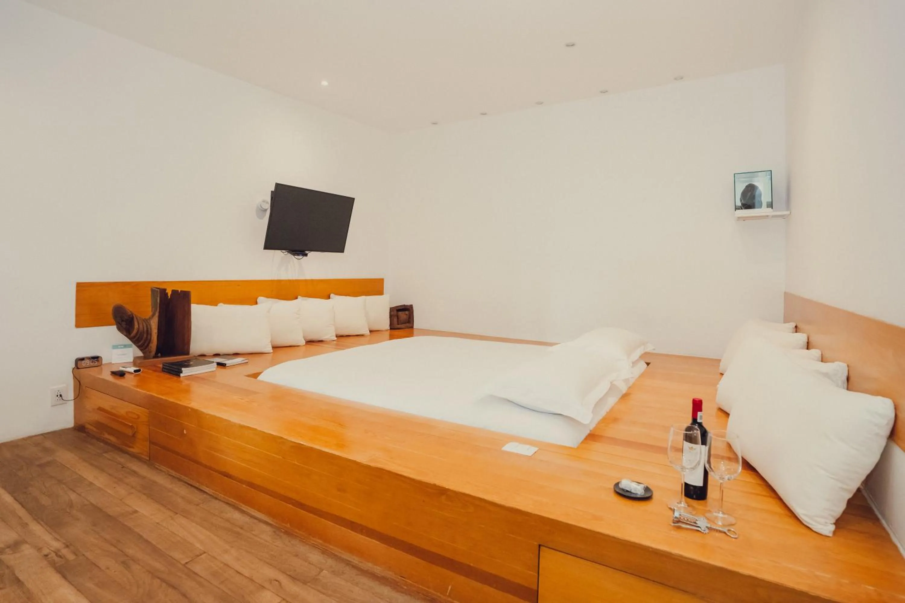 Bed in Hotel Azul de Oaxaca