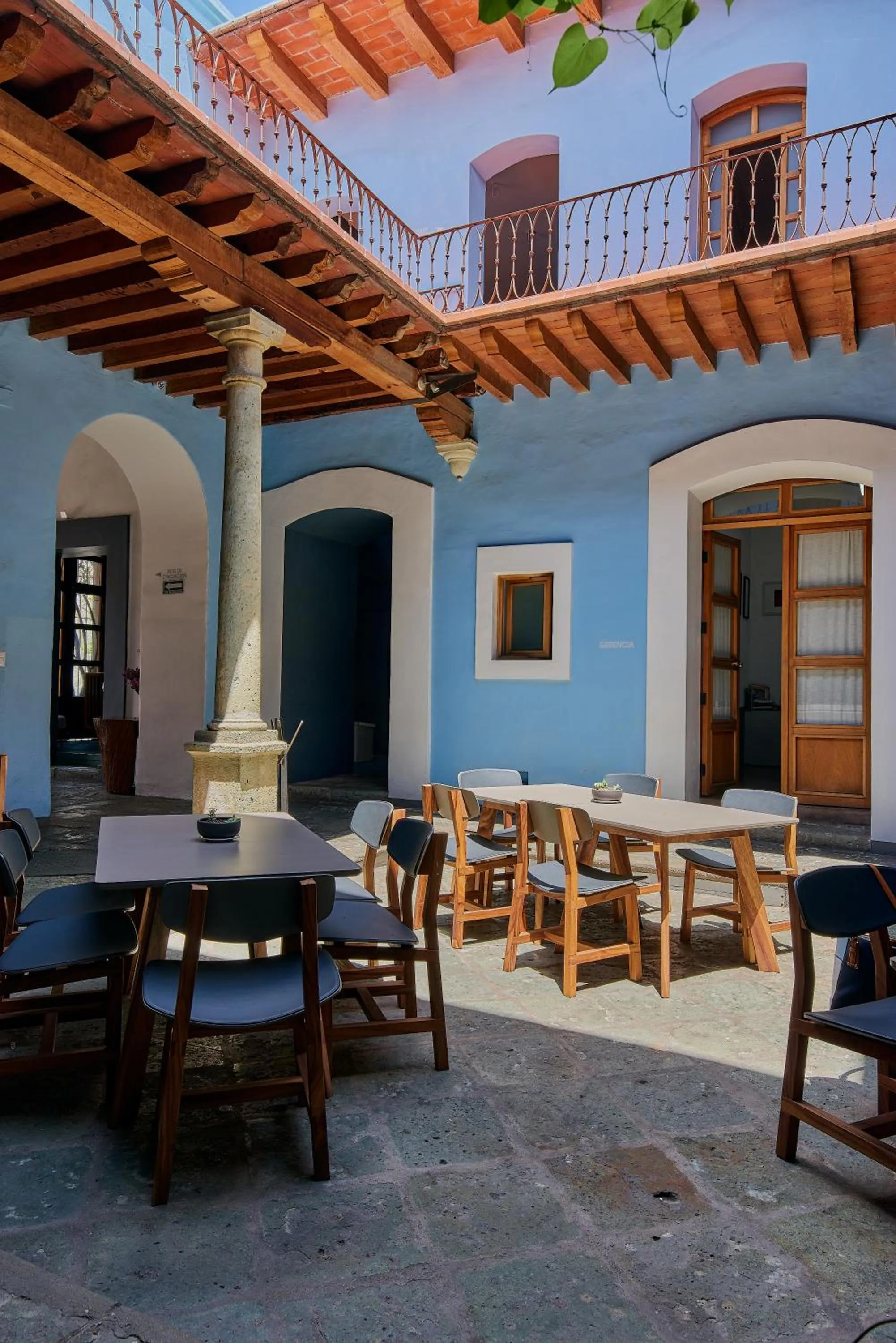 Patio in Hotel Azul de Oaxaca