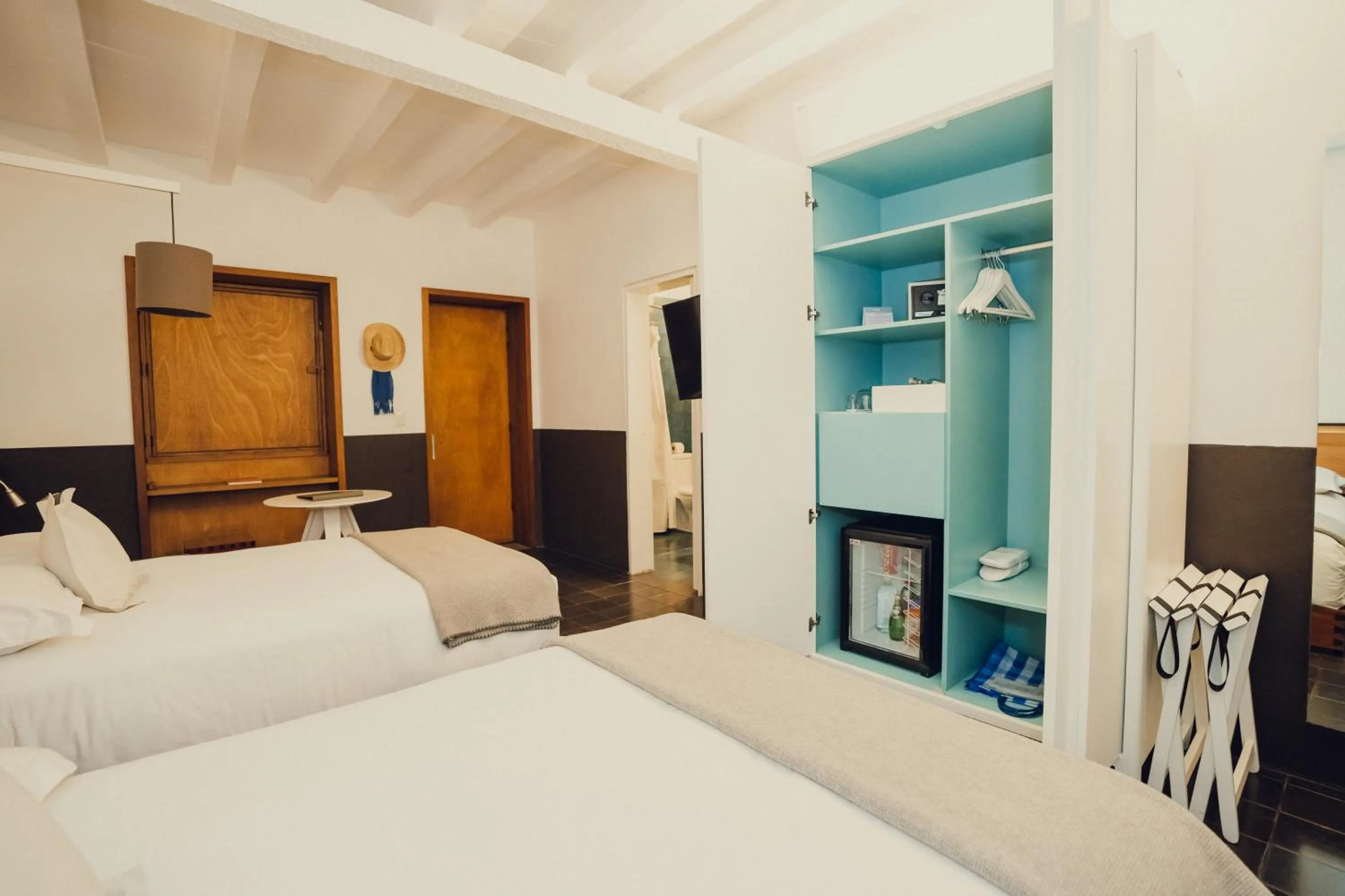 Bed in Hotel Azul de Oaxaca