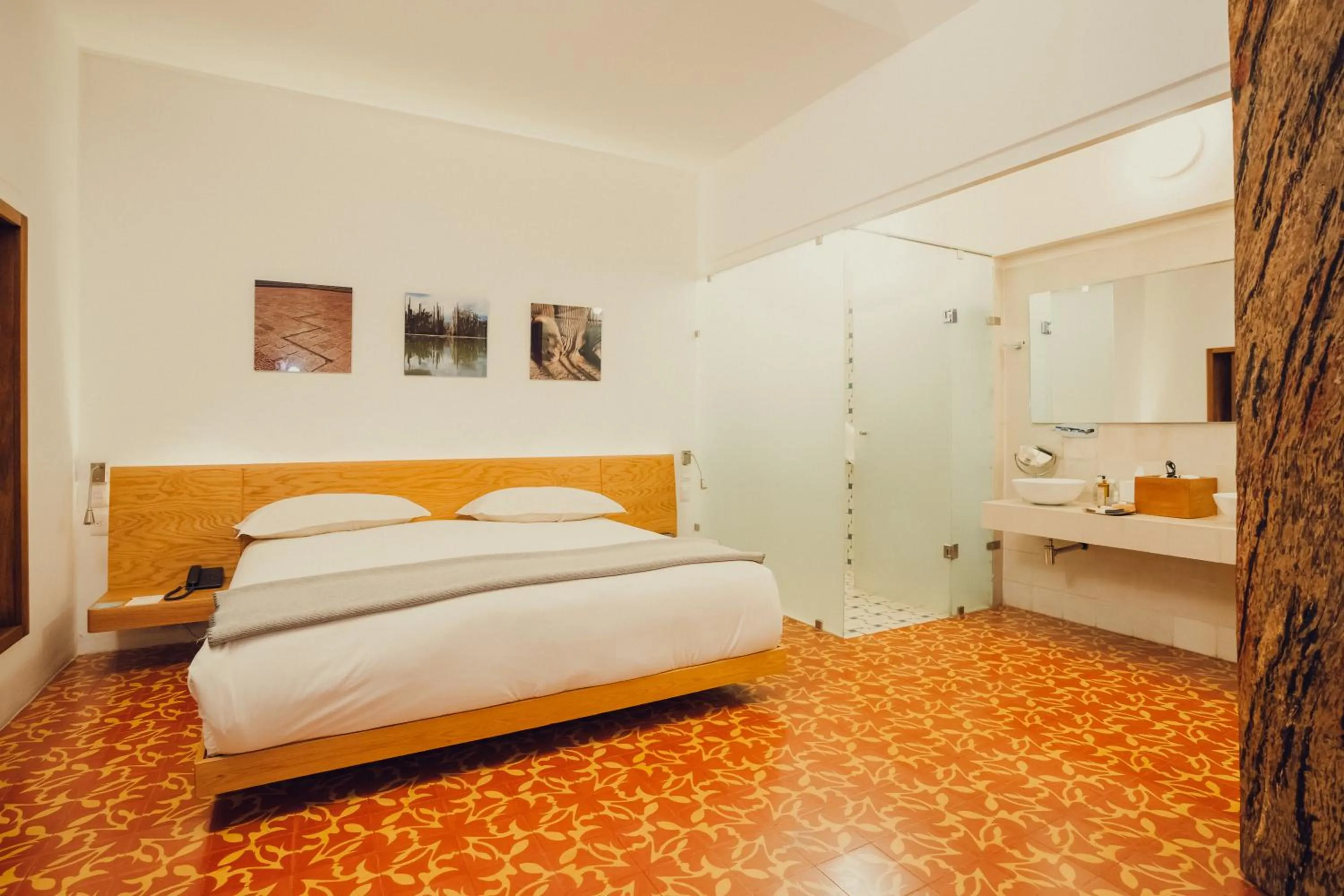 Bed in Hotel Azul de Oaxaca