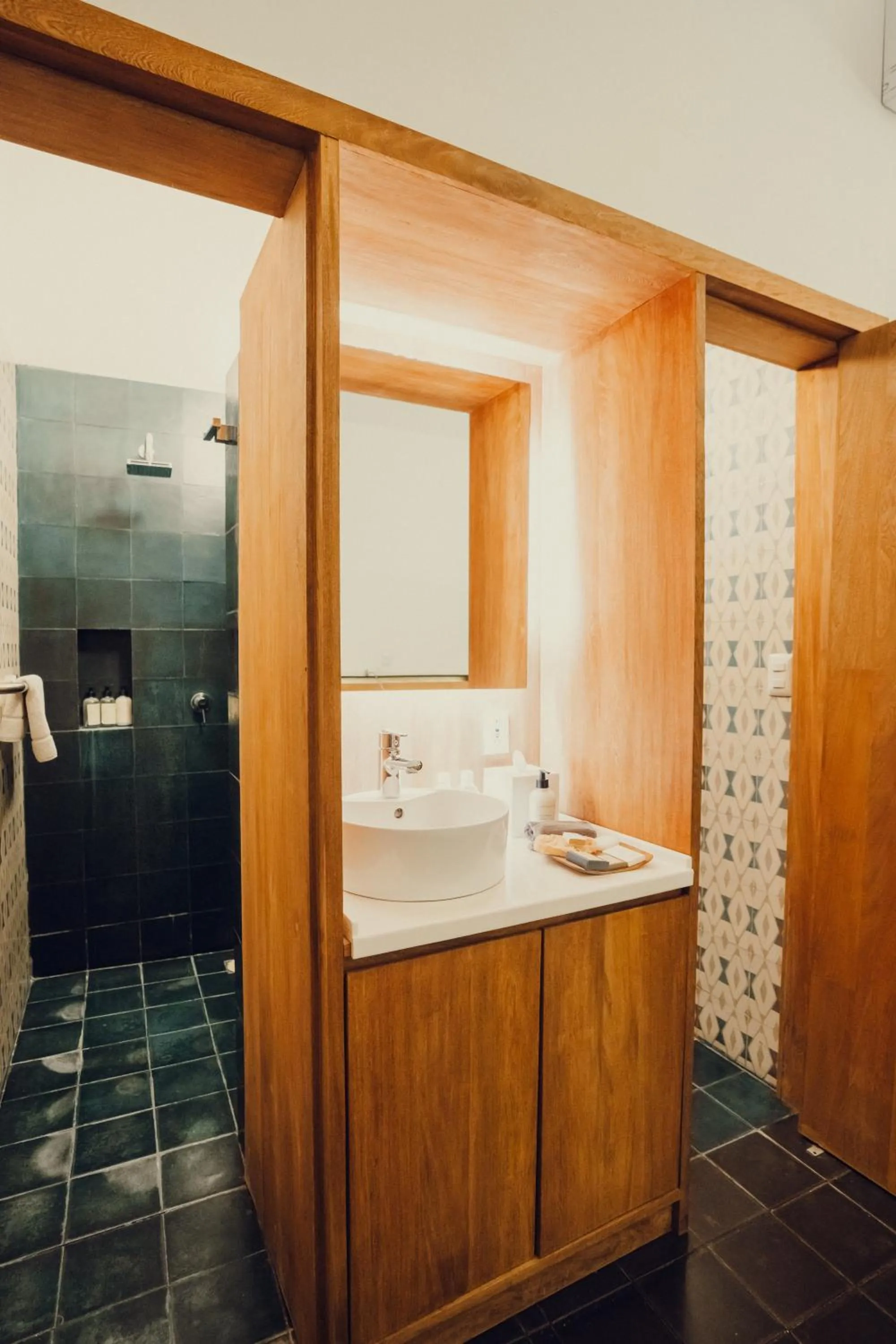 Shower in Hotel Azul de Oaxaca