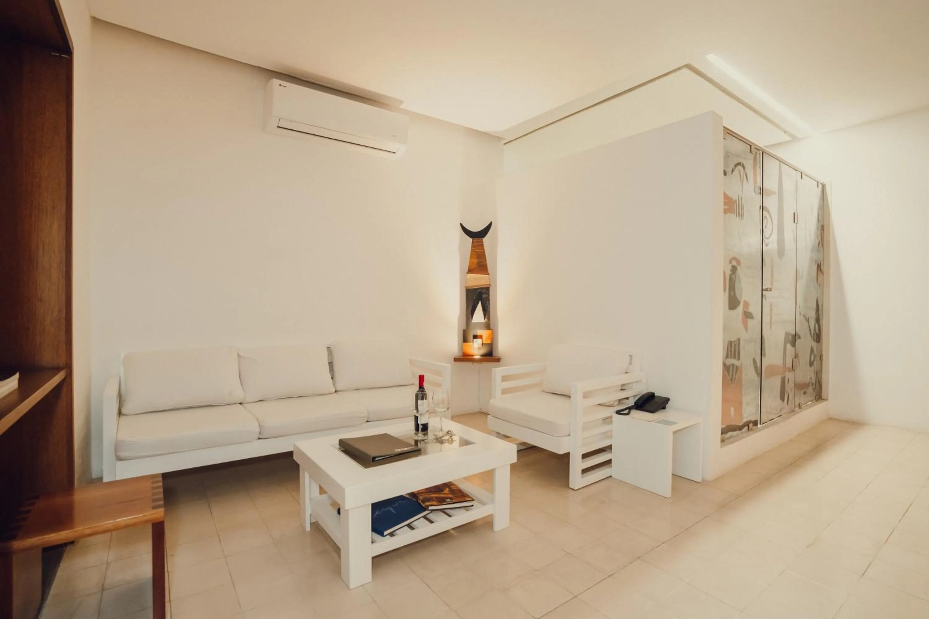 Living room in Hotel Azul de Oaxaca