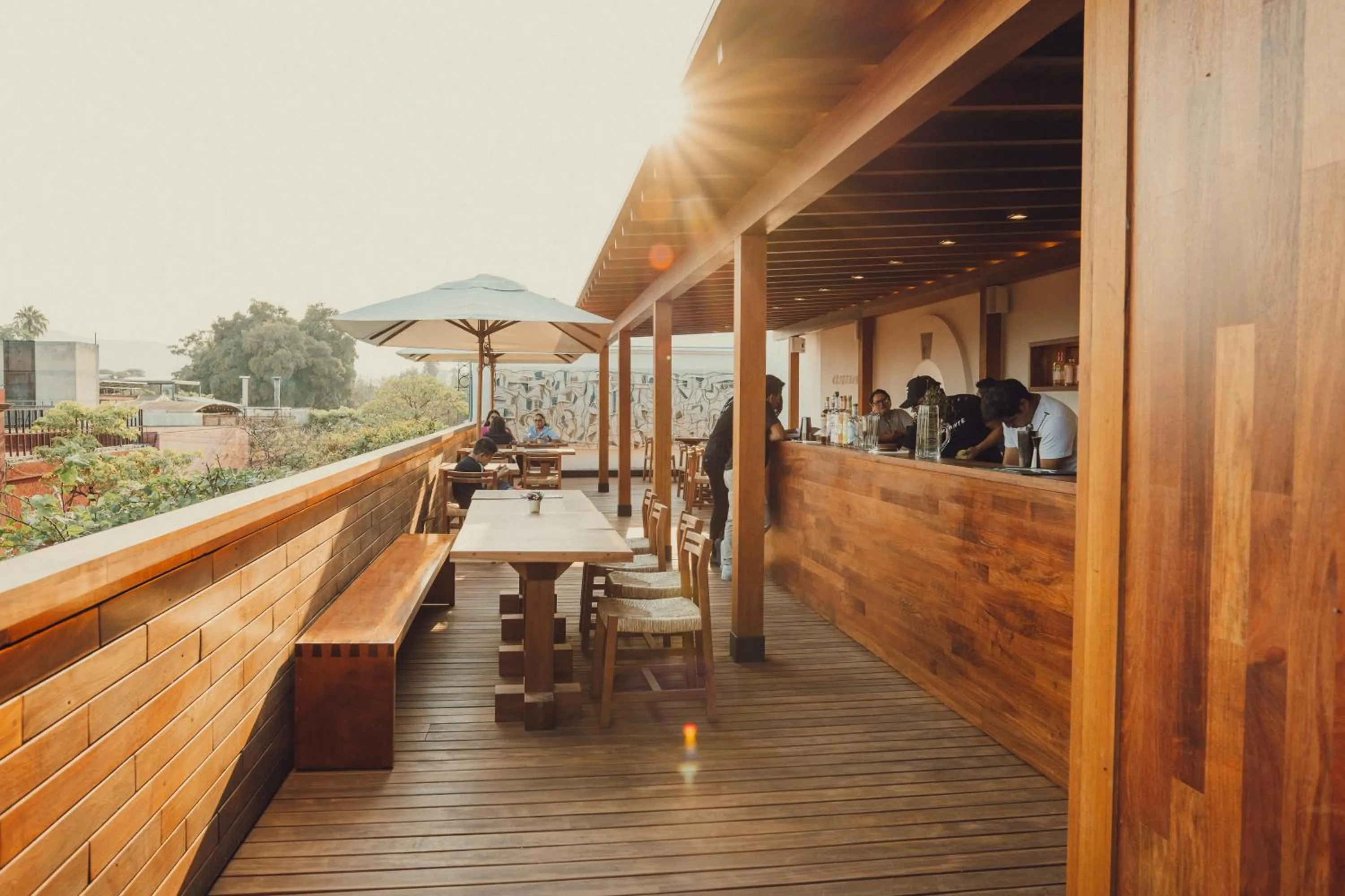 Restaurant/places to eat in Hotel Azul de Oaxaca