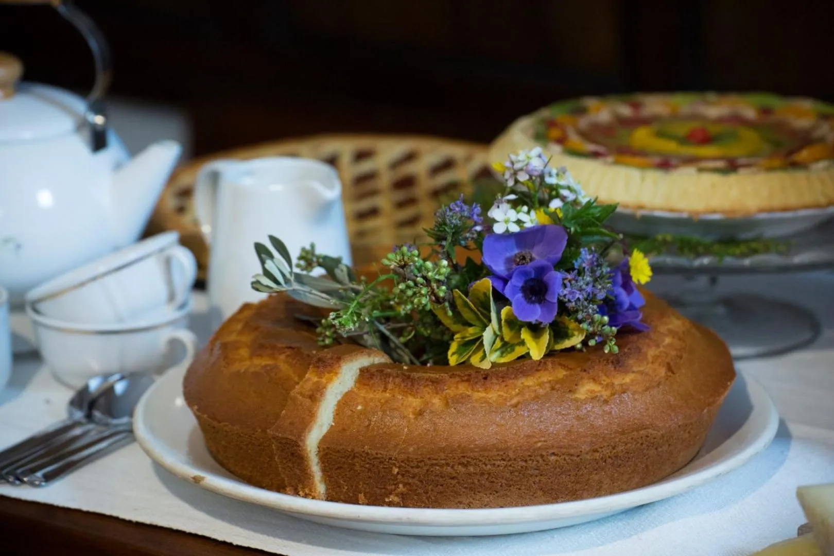 Continental breakfast in Convento San Bernardino