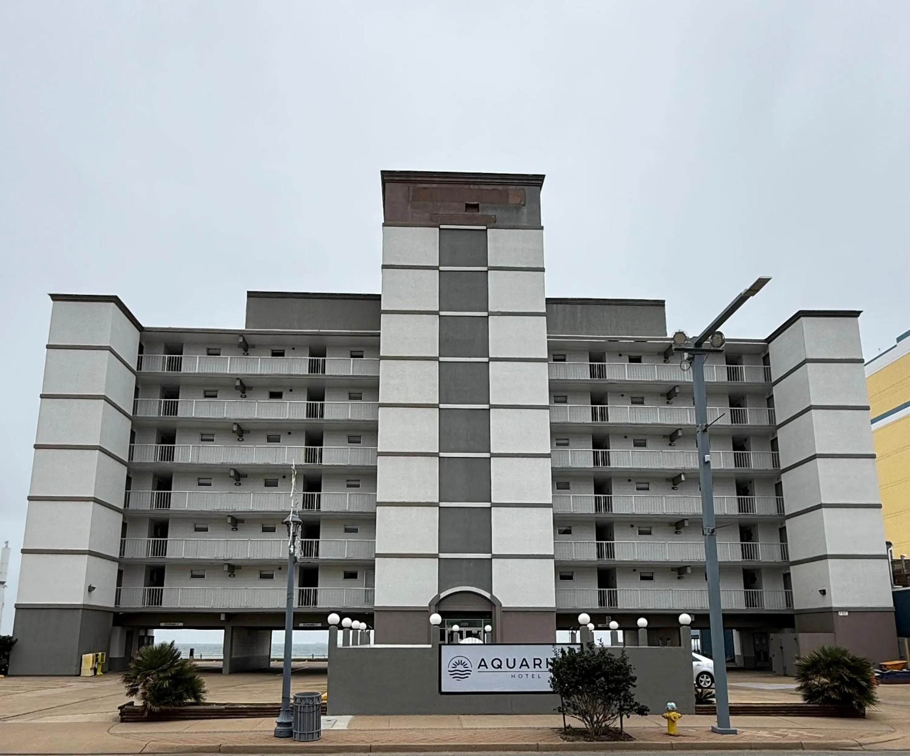 Property building in Aquarius Oceanfront Hotel