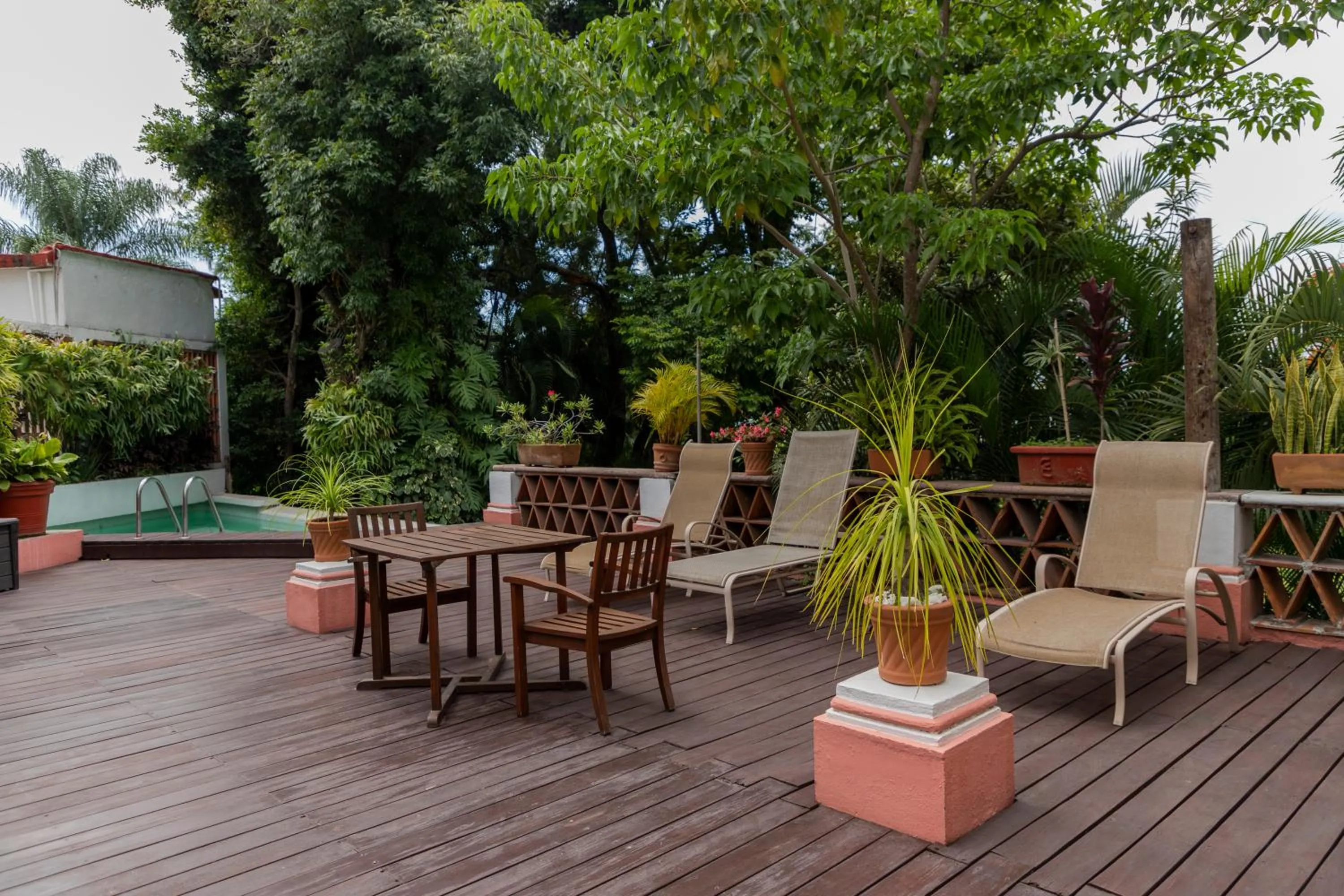 Pool view in Hotel Boutique Casa de Campo