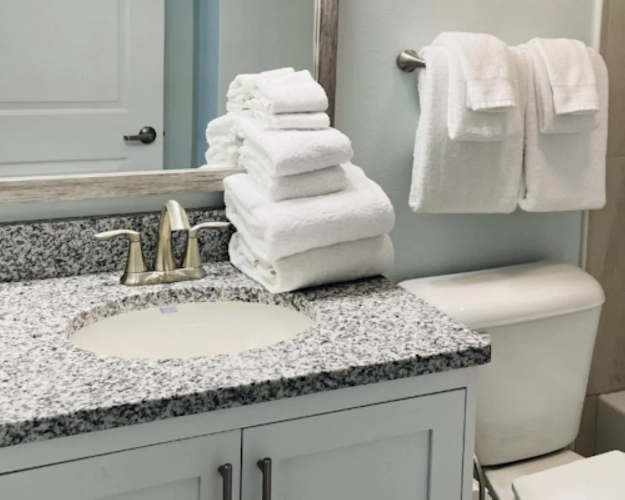 Bathroom in Grand Seas by Exploria Resorts