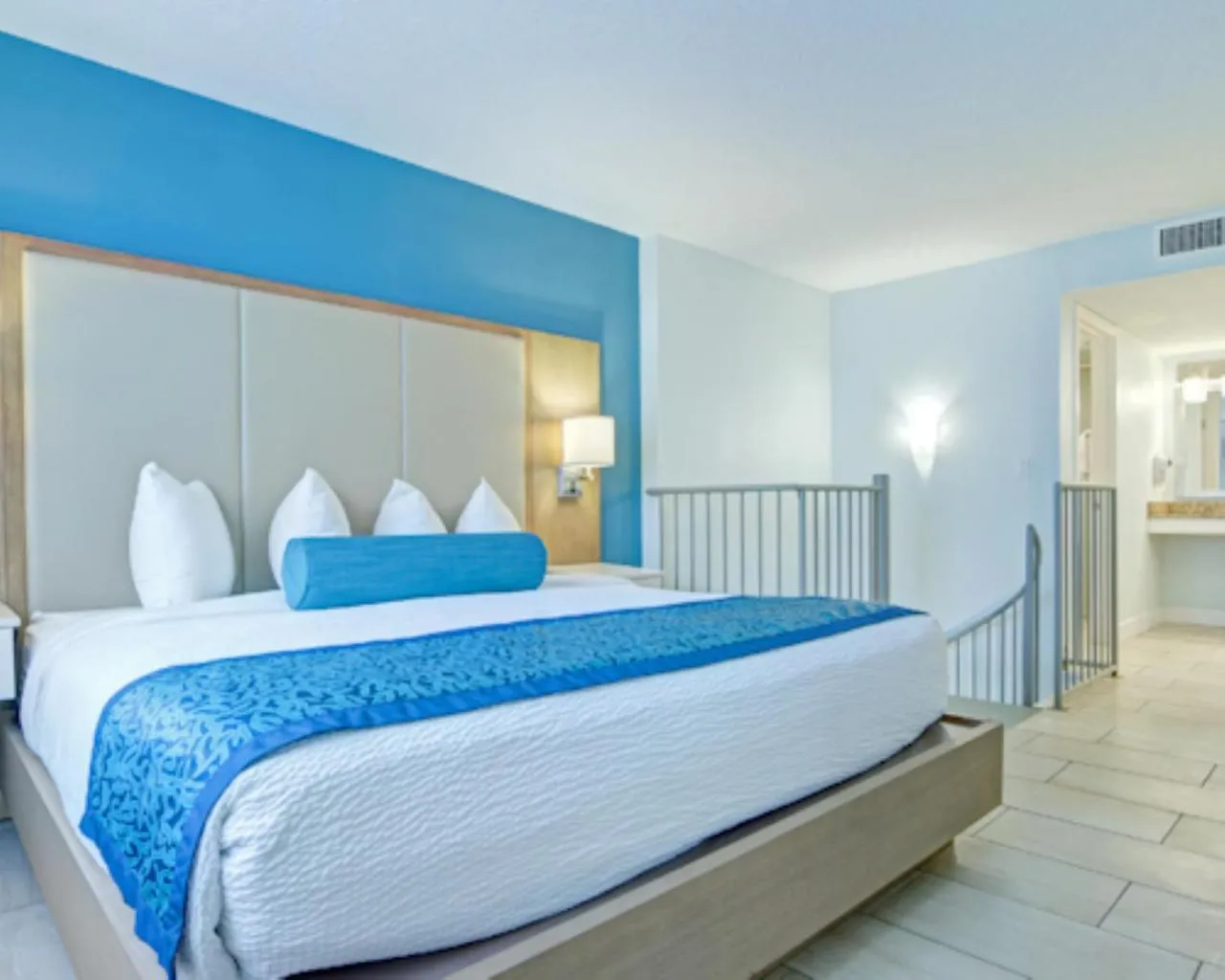 Bedroom, Bed in Grand Seas by Exploria Resorts