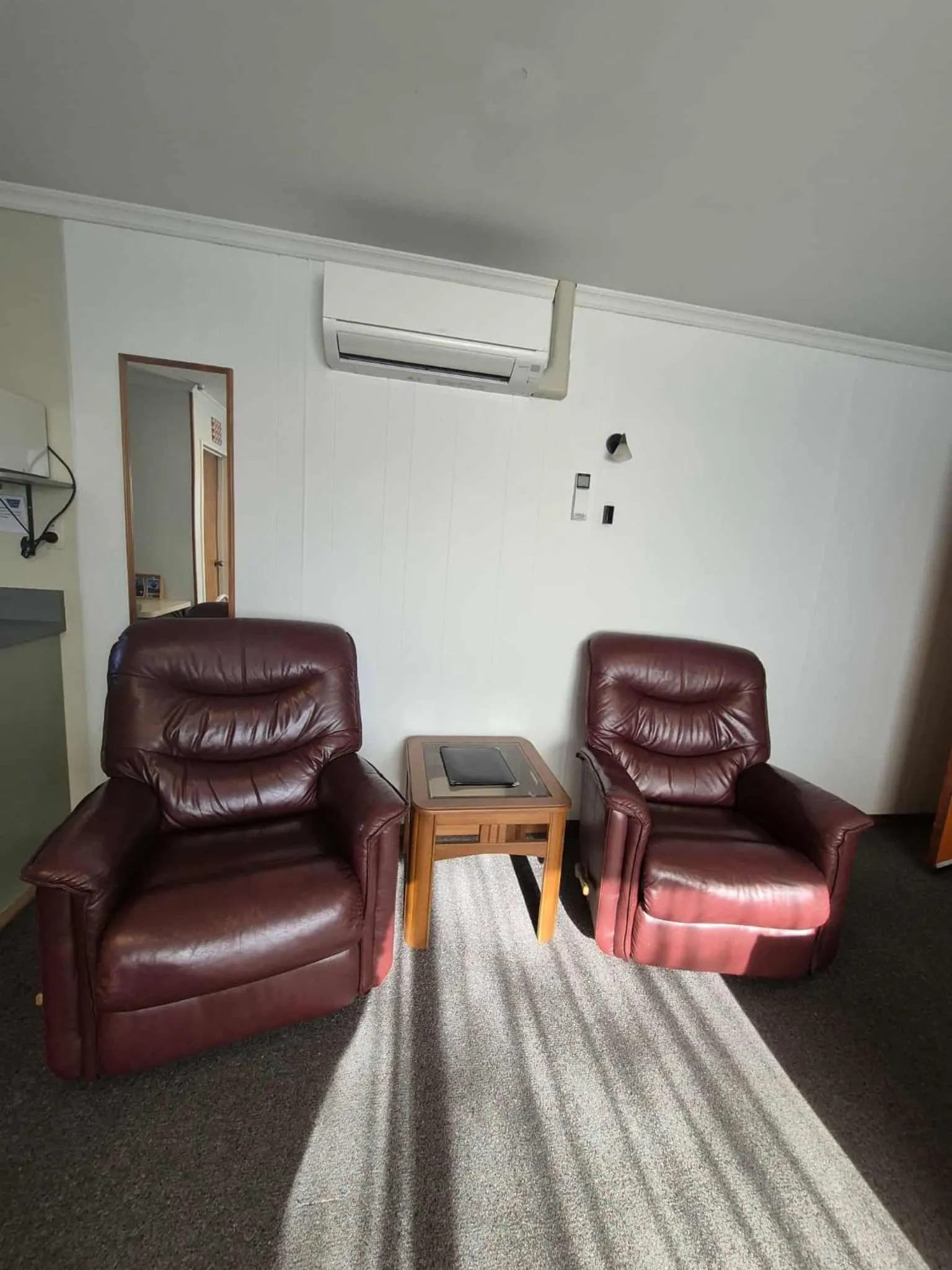 Seating area in Alexandra Motor Lodge NZ