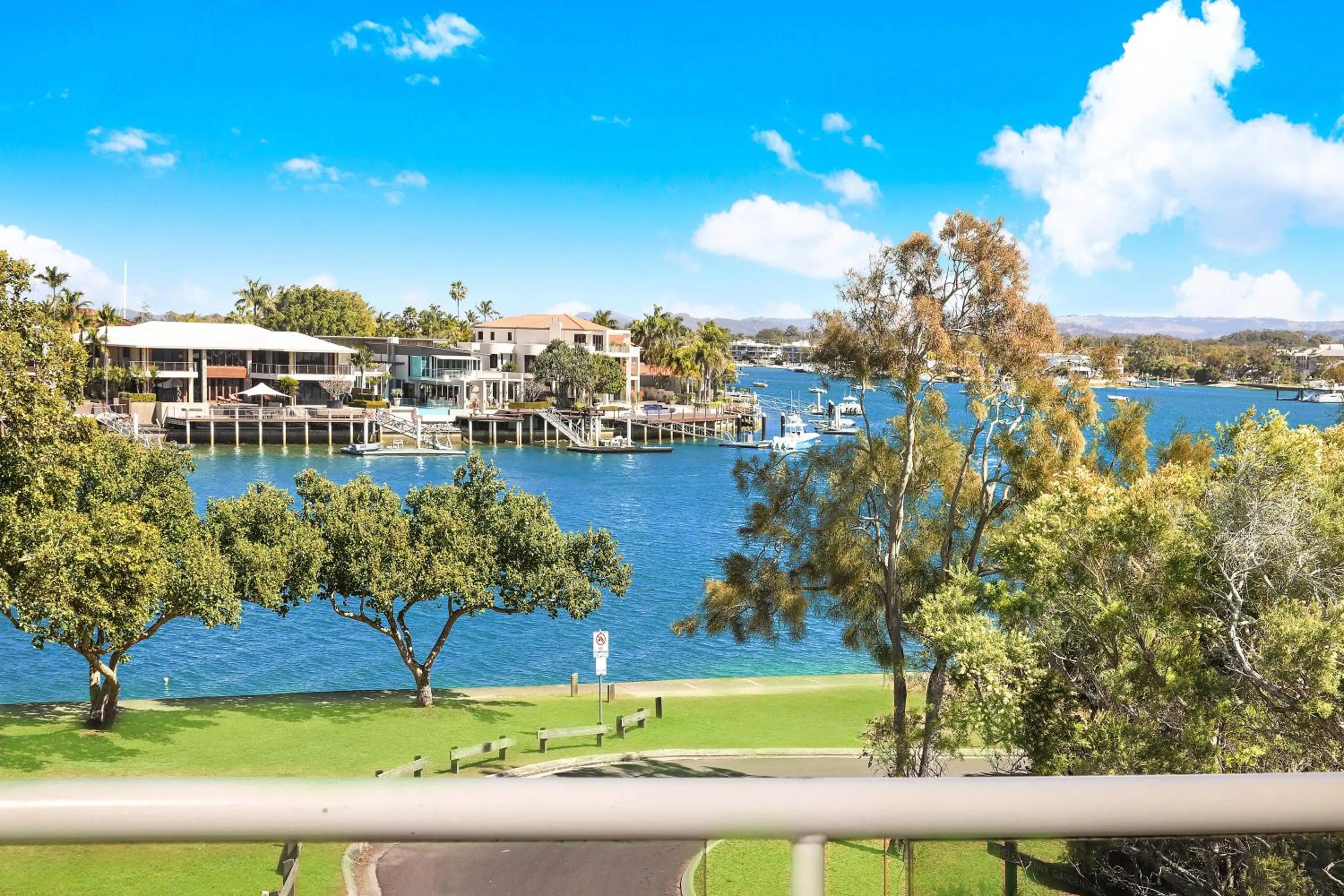 River view in Spinnaker Quays