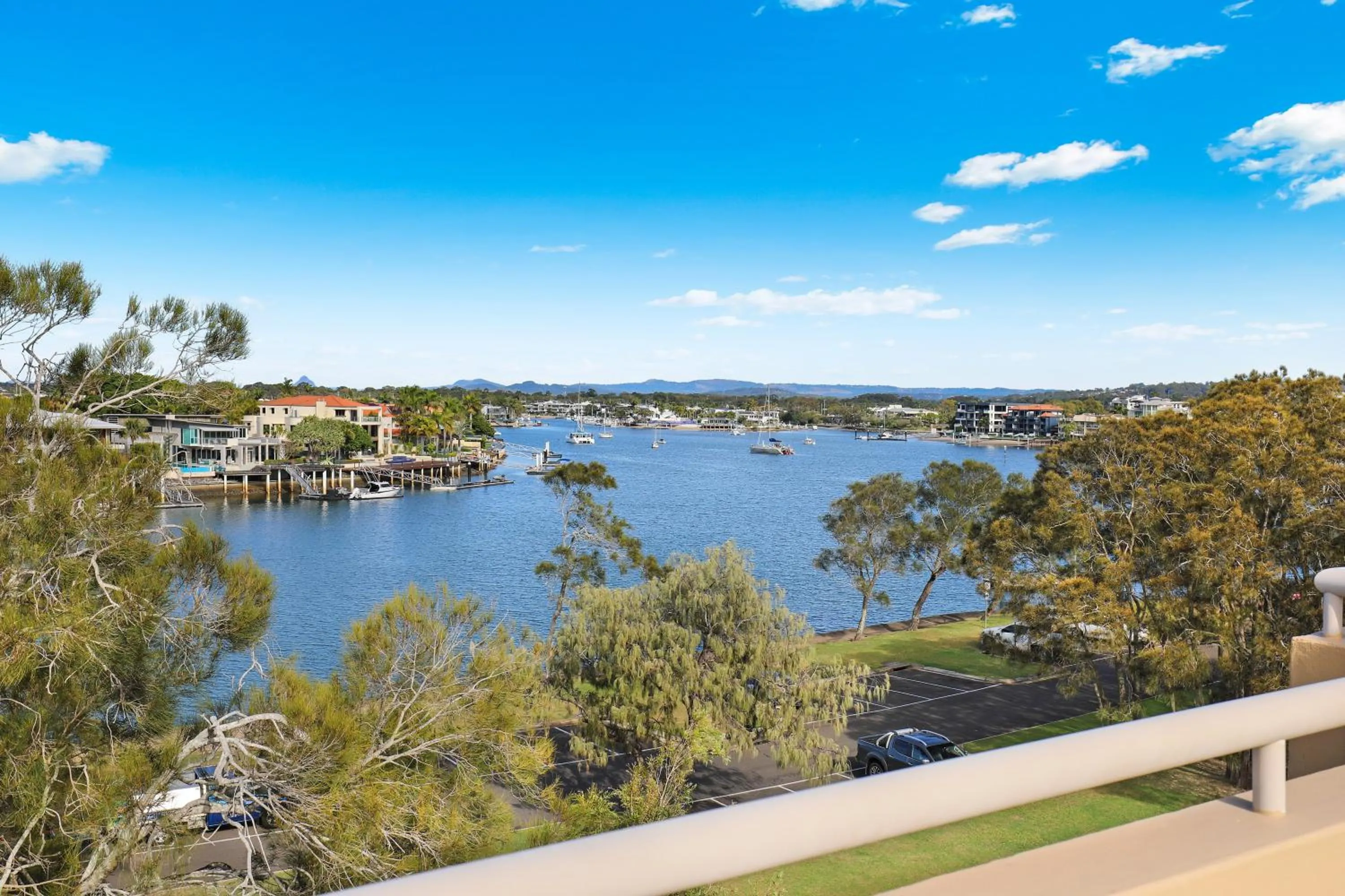 River view in Spinnaker Quays