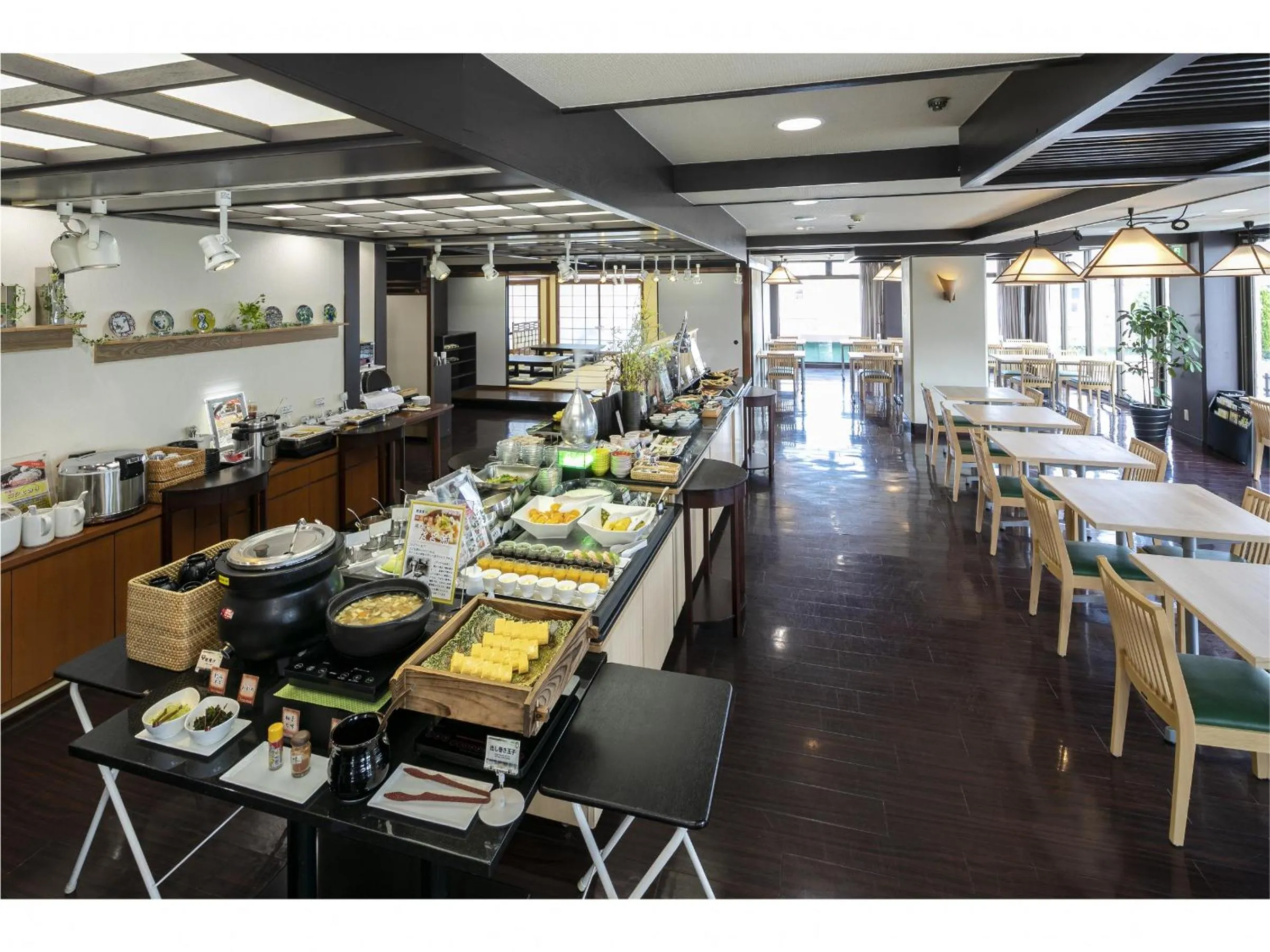 Buffet breakfast in Hotel Hokke Club Kumamoto