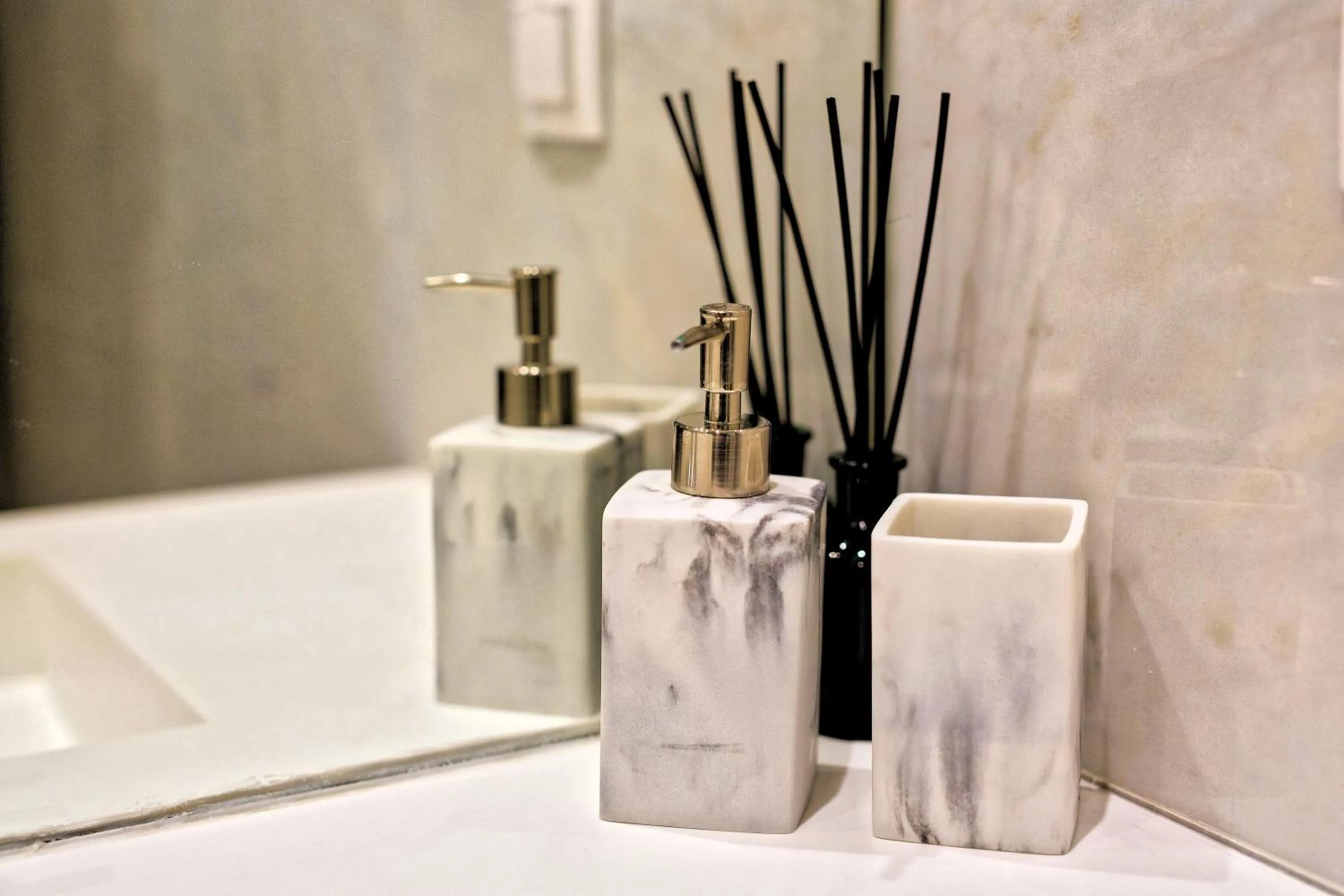 Bathroom in Industrial Lisbon Apartment