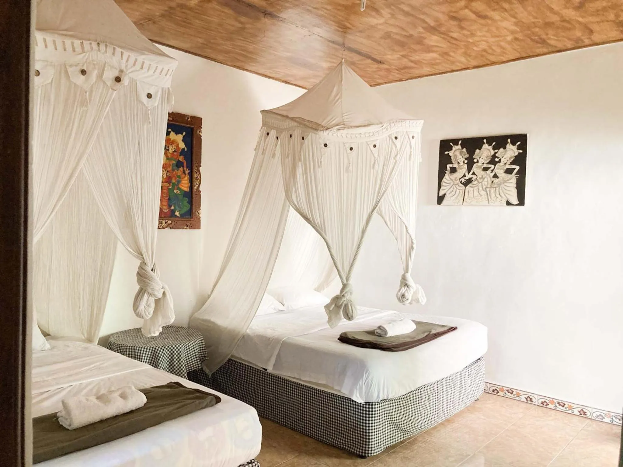 Bed in Taman Ayu Homestay Munduk Mitra RedDoorz