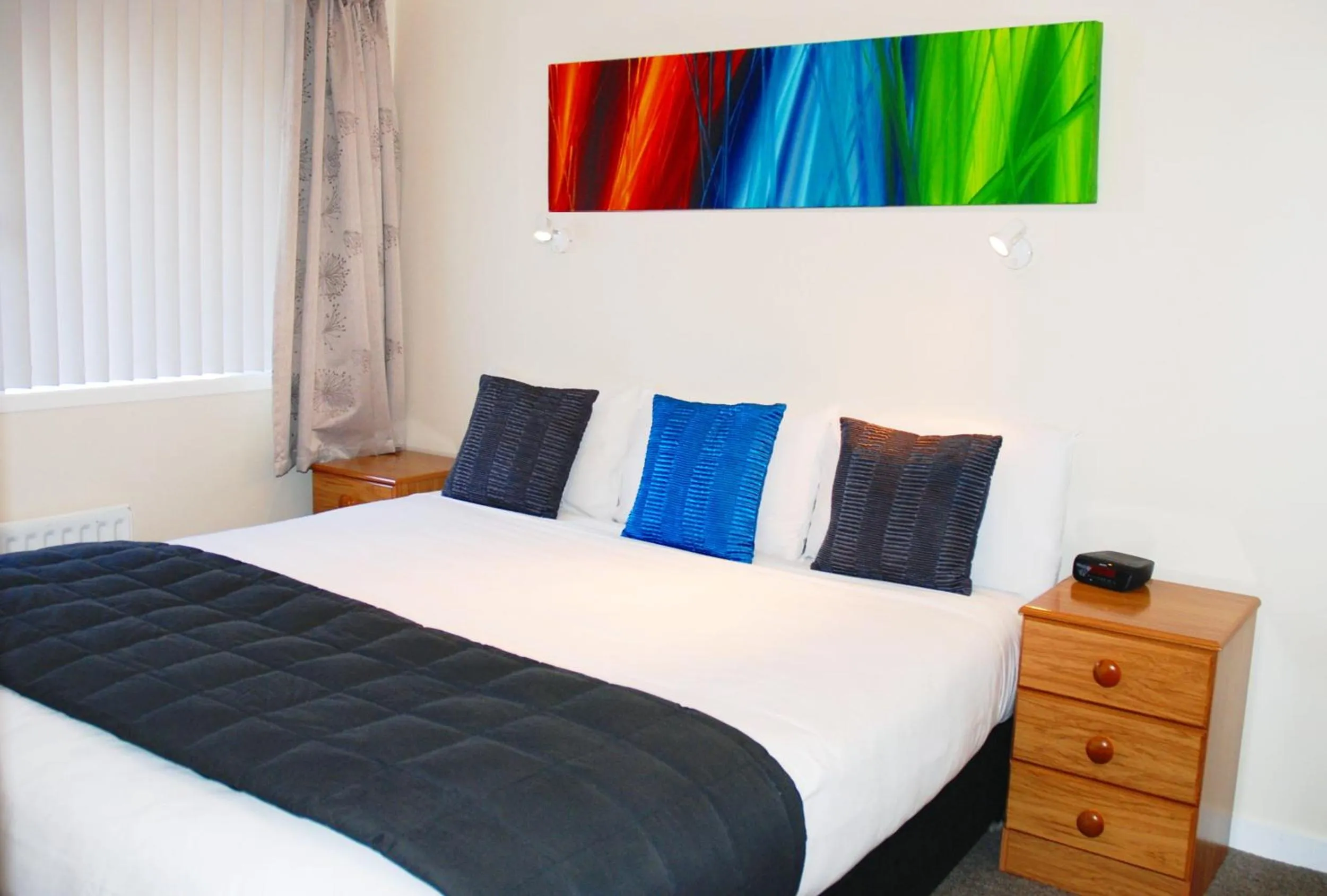 Bed in Almond Court Motel