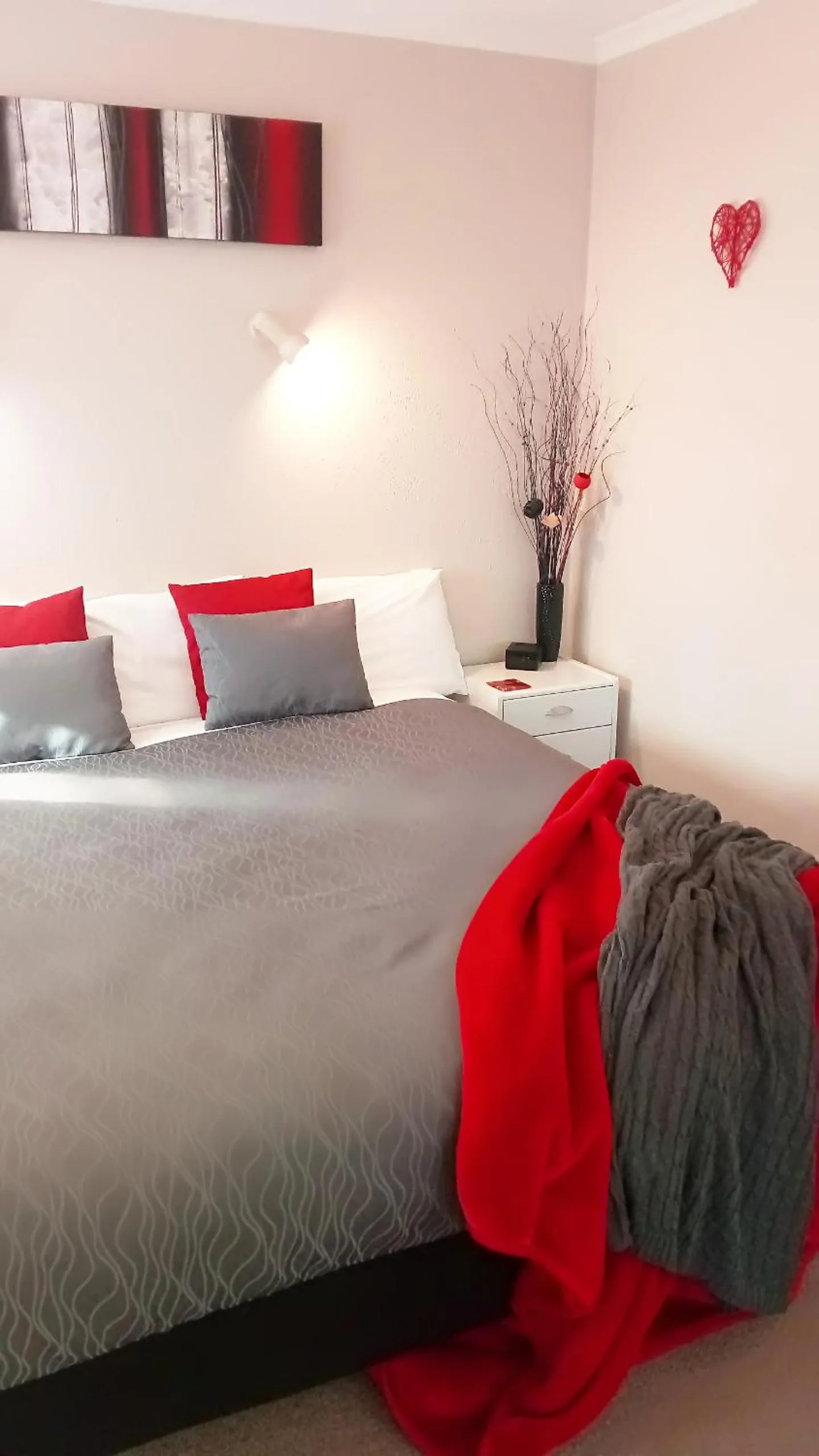 Bed in Almond Court Motel