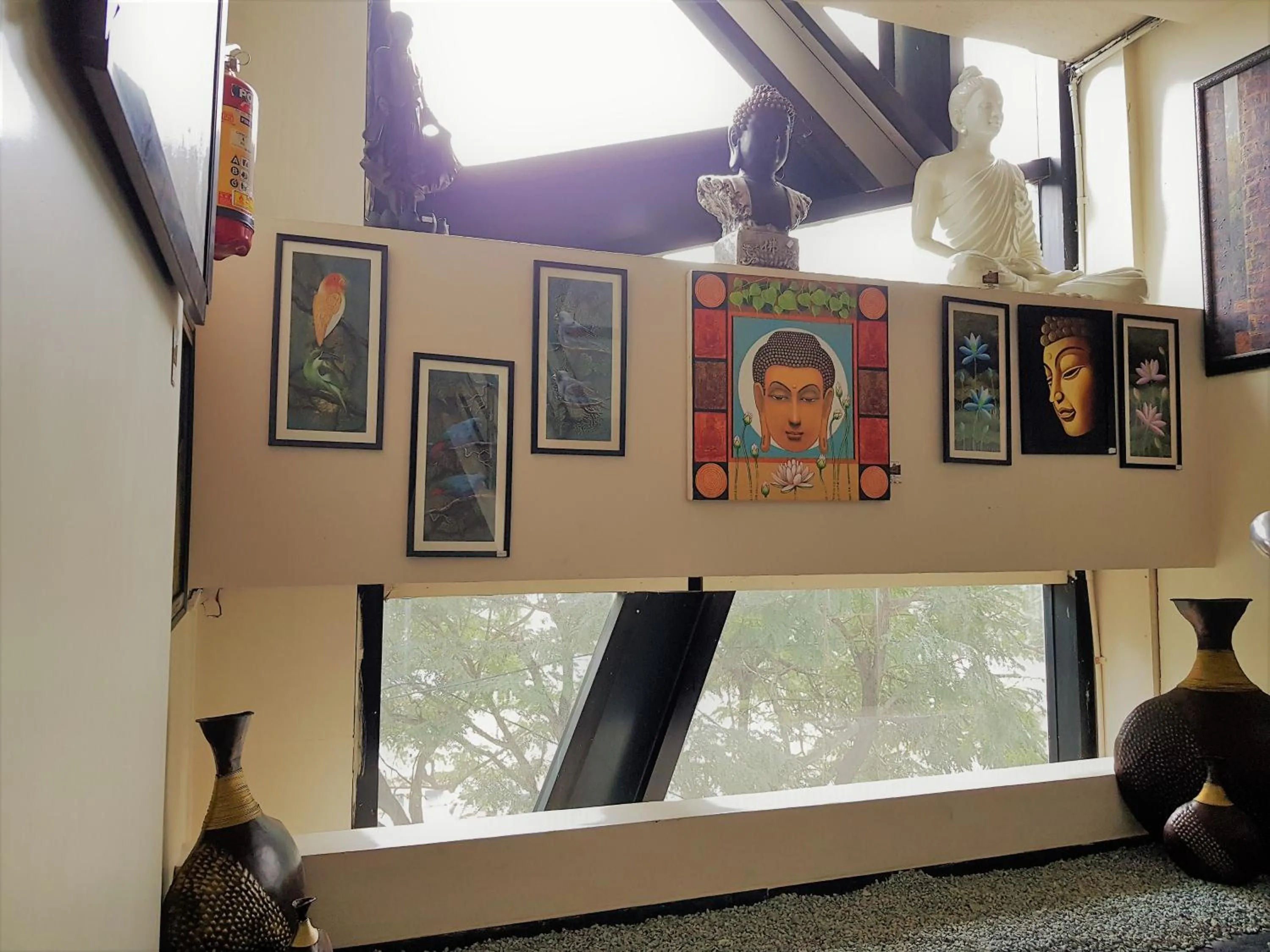 Decorative detail in Dragonfly Hotel - The Art Hotel