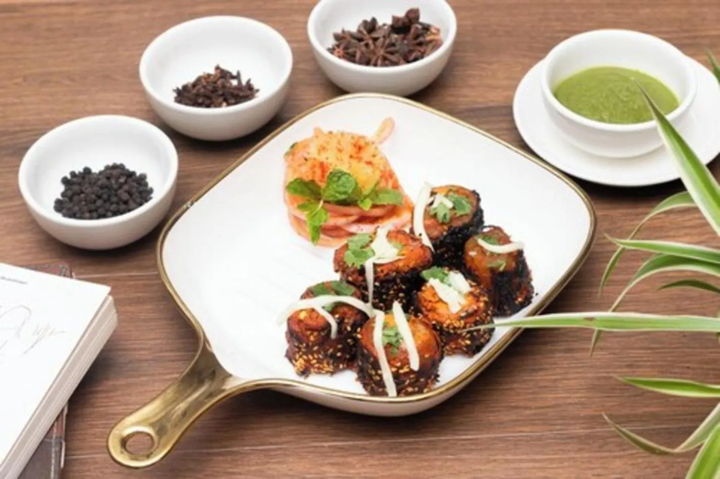 Food close-up in Dragonfly Hotel - The Art Hotel